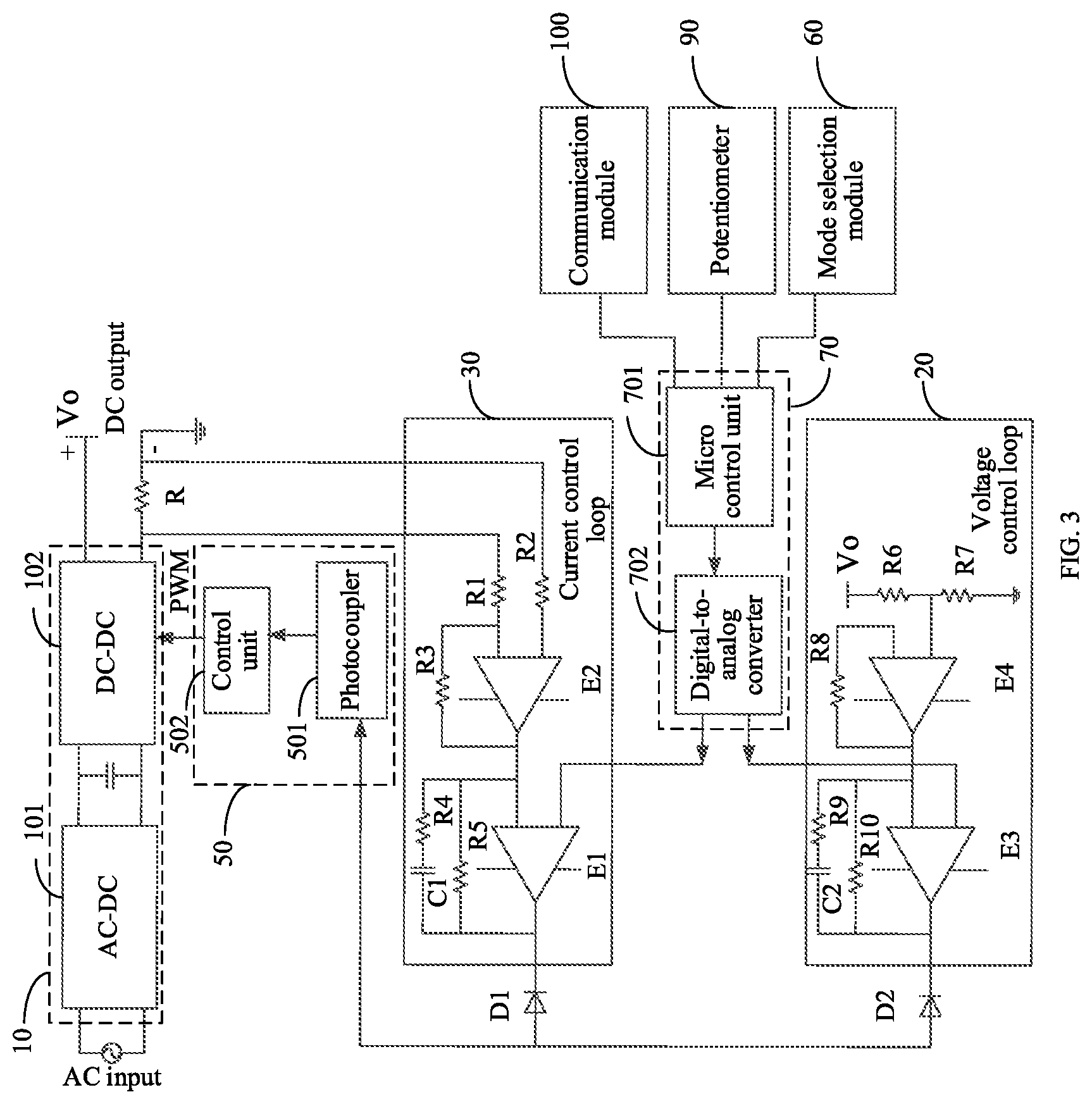 Patent US12323051 Figure 3 – Power supply apparatus and method for controlling power supply apparatus