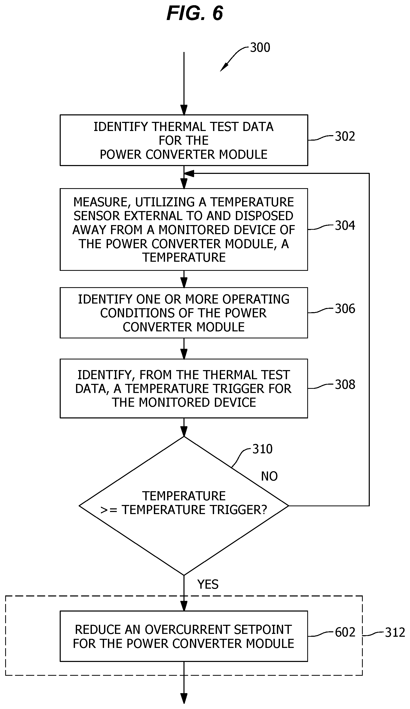 Patent US12323053 Figure 6 – Automatic rating adjustment for power converter modules