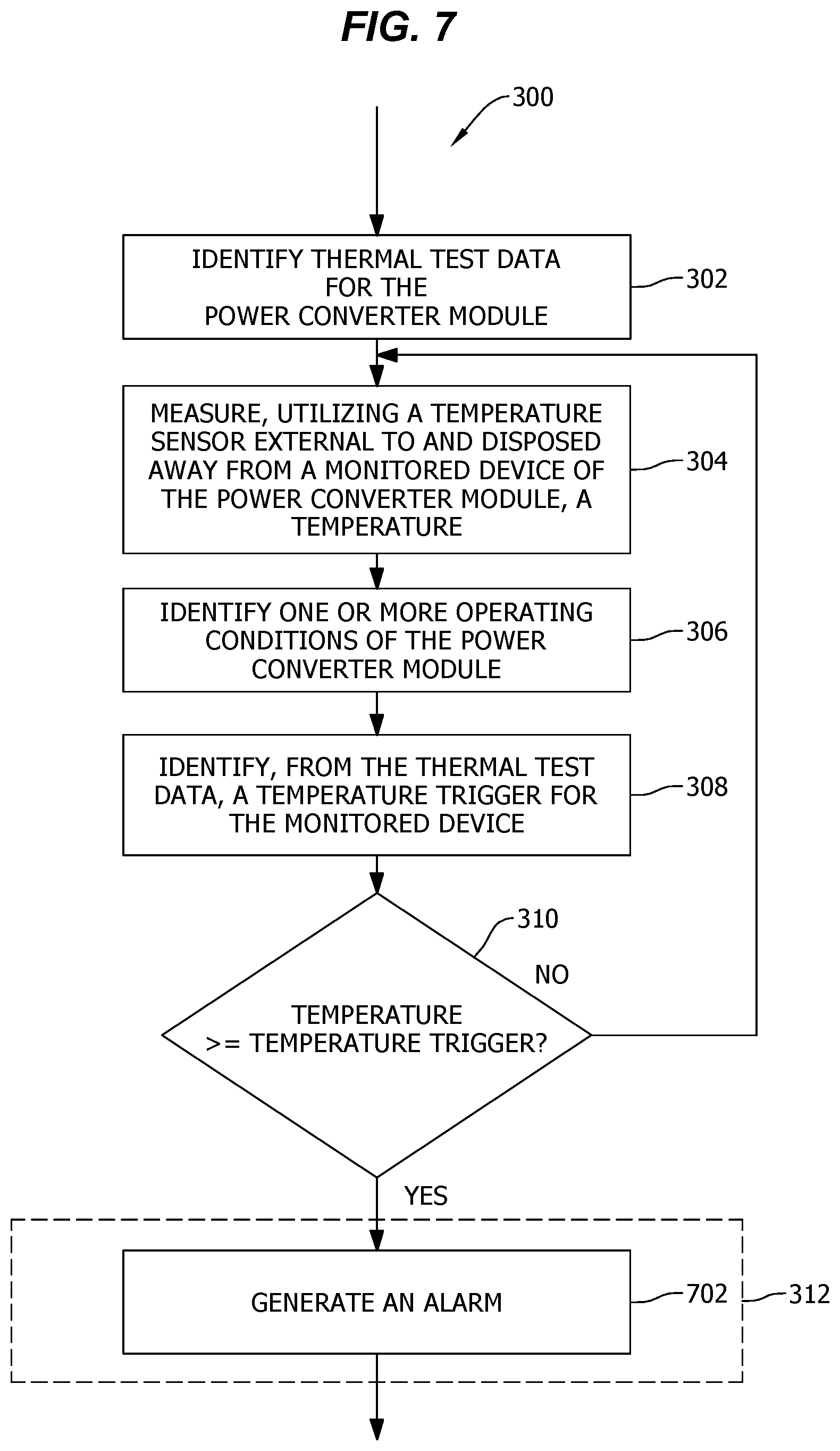 Patent US12323053 Figure 7 – Automatic rating adjustment for power converter modules