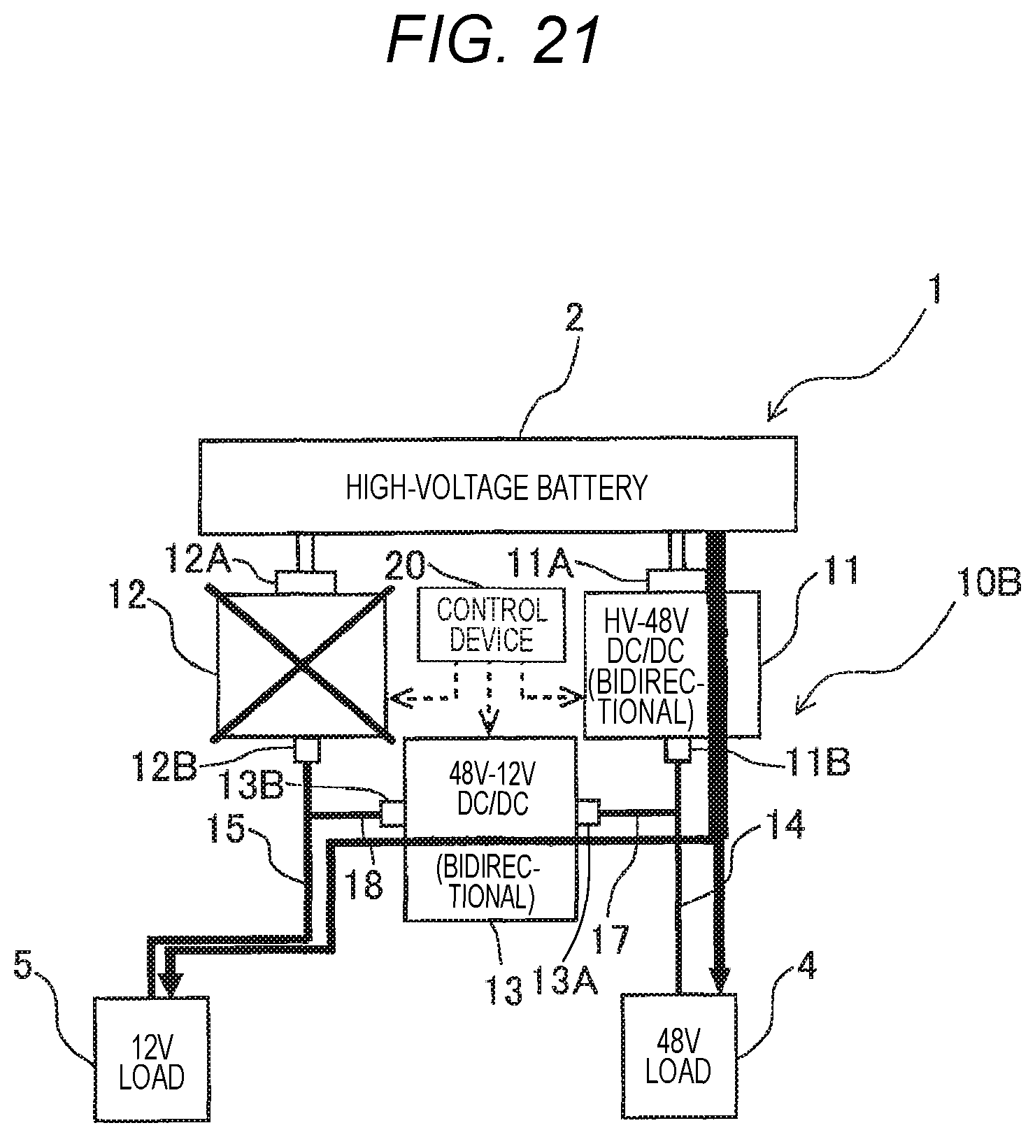 Patent US12323058 Figure 11 – Voltage conversion device, and control device for voltage conversion device