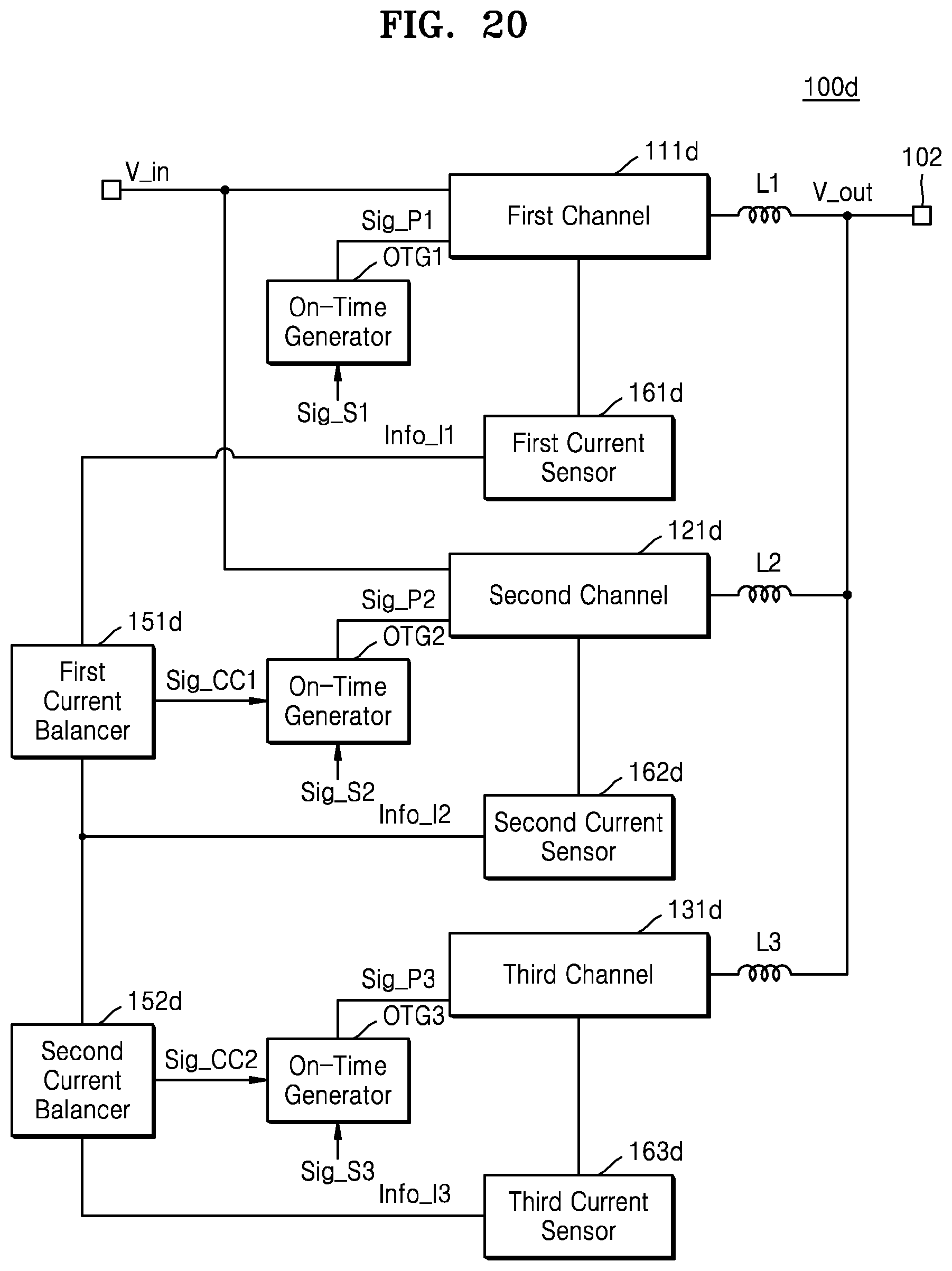 Patent US12323062 Figure 19 – Multi-phase switching regulator including interleaving circuit and switching regulating method using the same