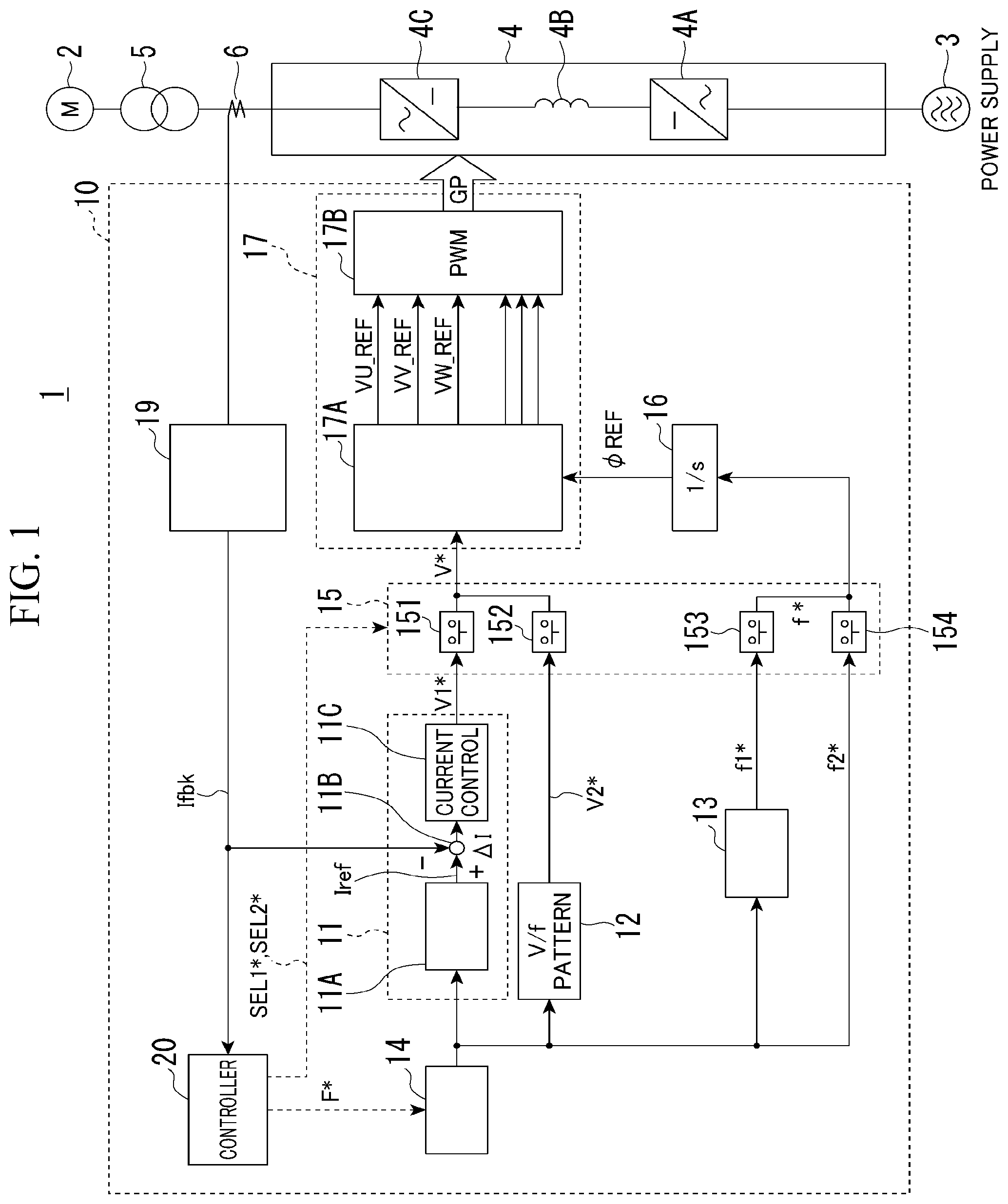Patent US12323063 — Drive equipment and control method — Figure 1