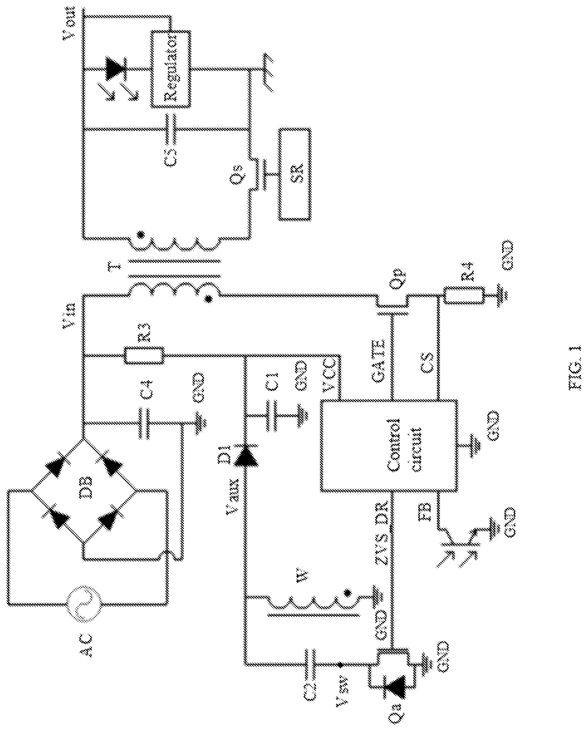 Patent US12323064 Figure 1 – Control method of ZVS flyback using transformer auxiliary winding