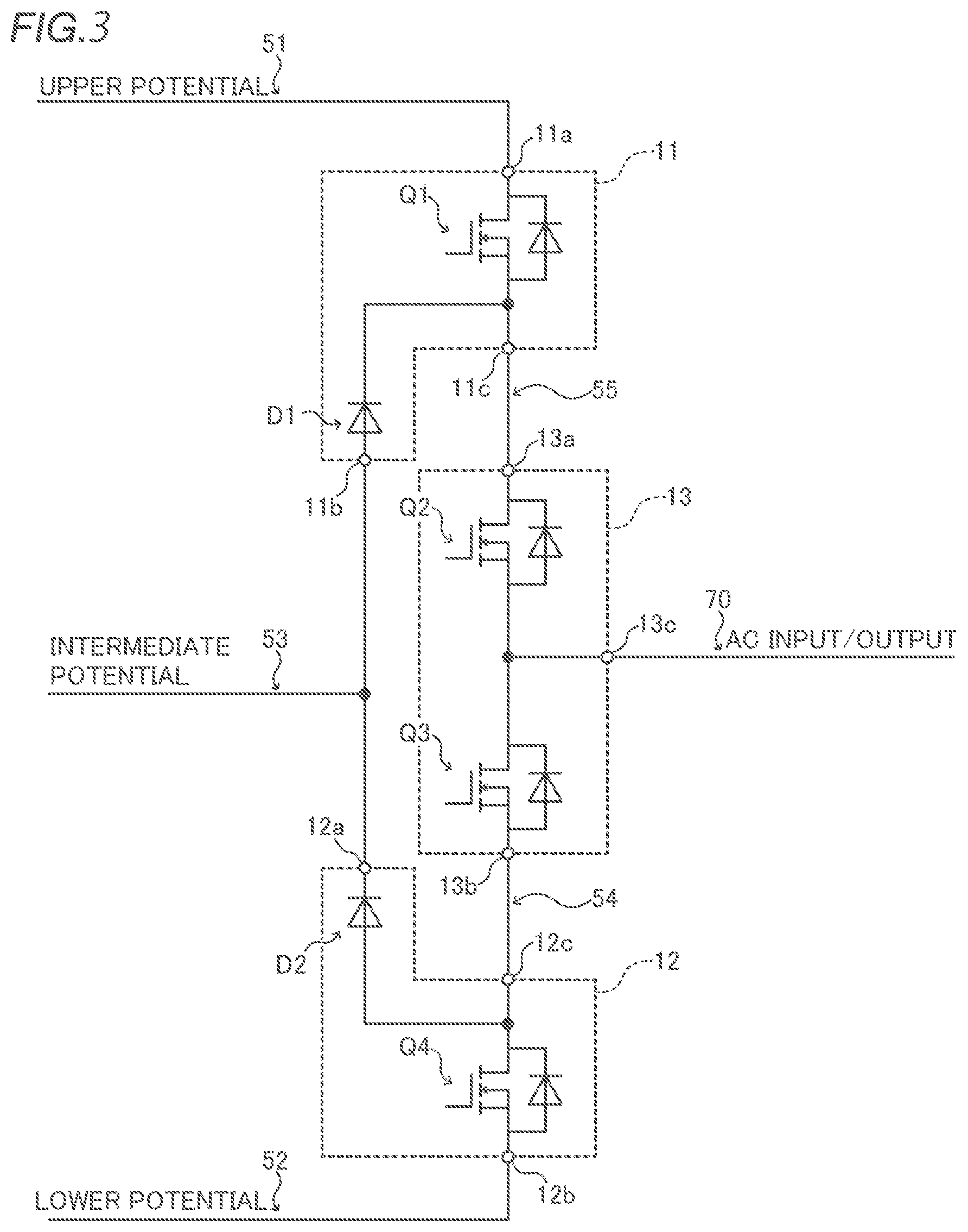 Patent US12323070 Figure 3 – Power conversion device