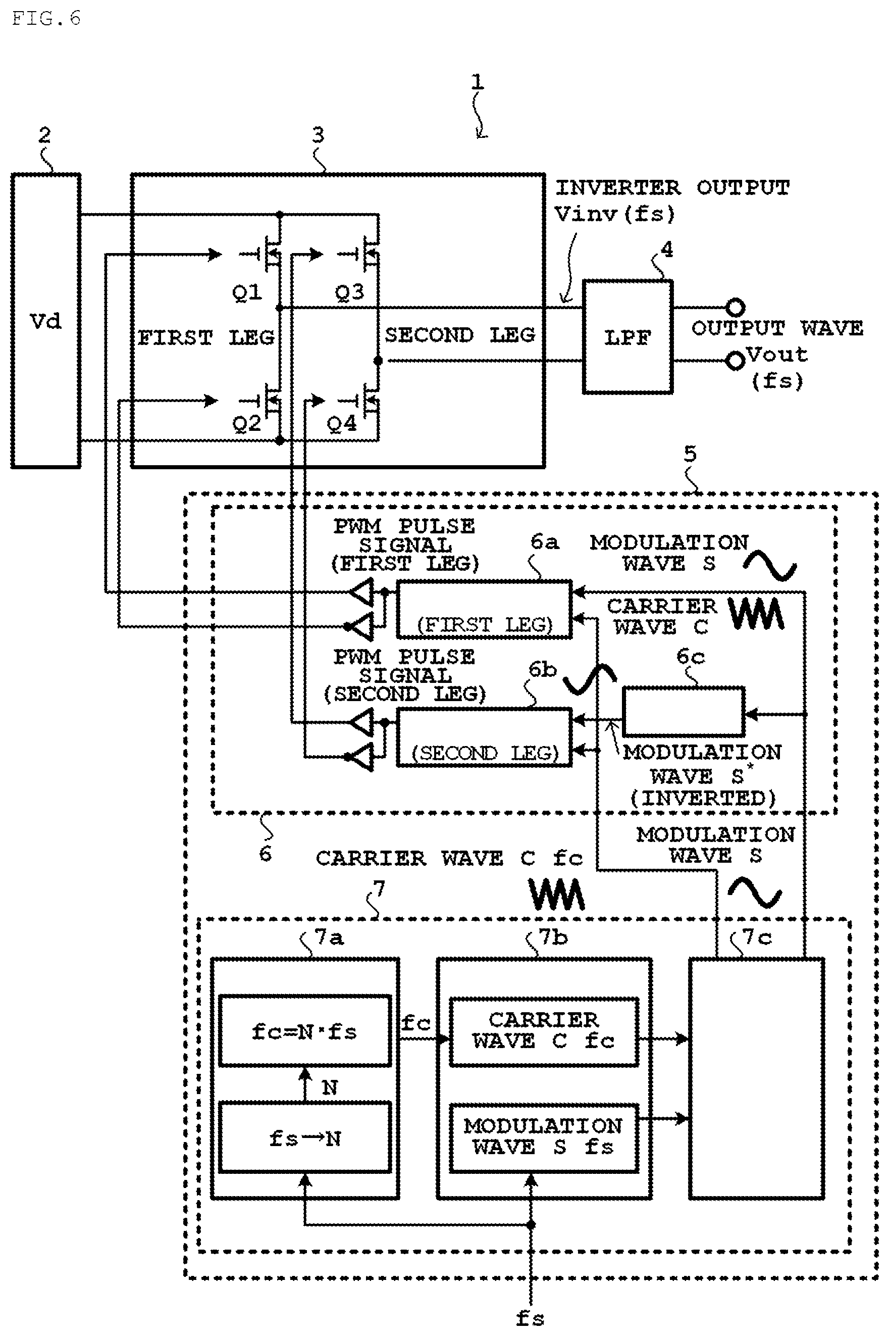 Patent US12323074 Figure 5 – RF band power supply device and pulse width modulation control method