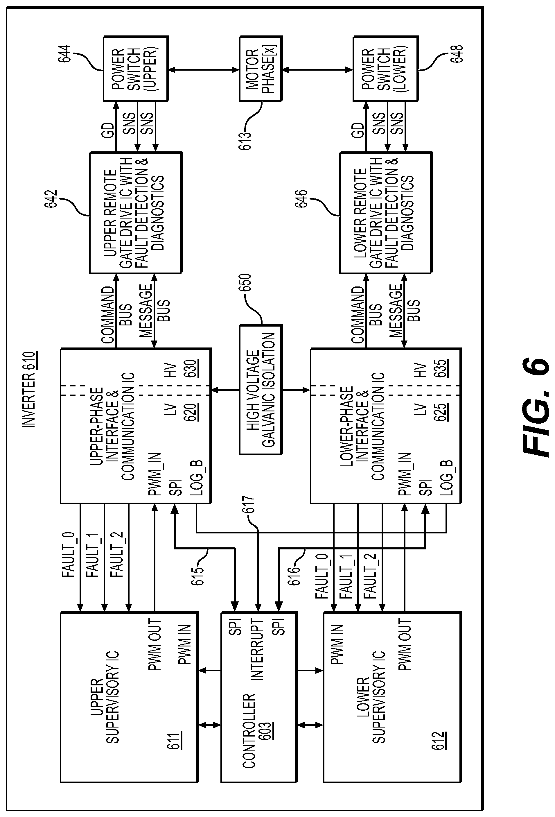 Patent US12323080 Figure 6 – Systems and methods for data recorder for inverter for electric vehicle