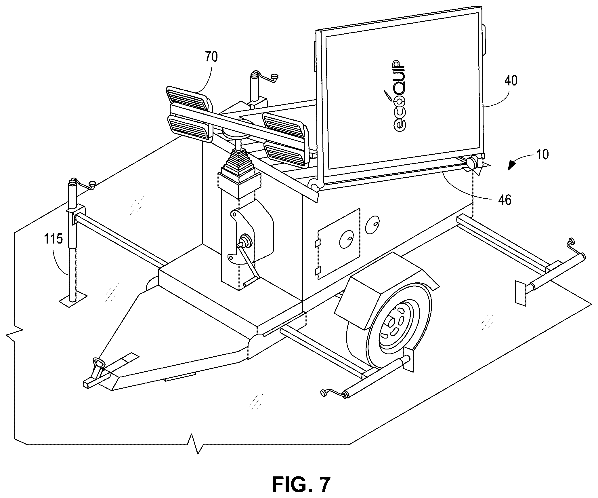 Patent US12323086 Figure 7 – Mobile solar panel unit