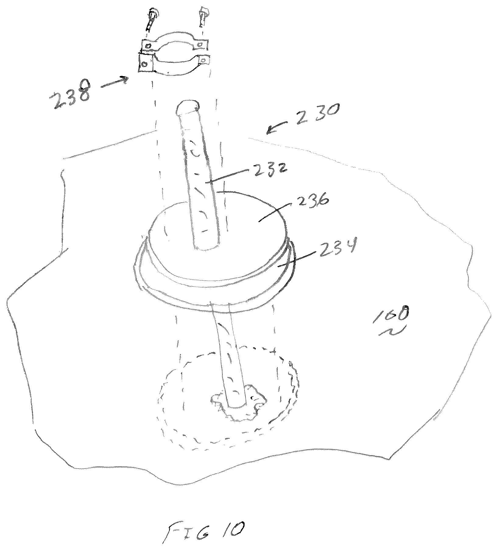 Patent US12323087 Figure 10 – Anchoring structure for ground mounting of solar photovoltaic system