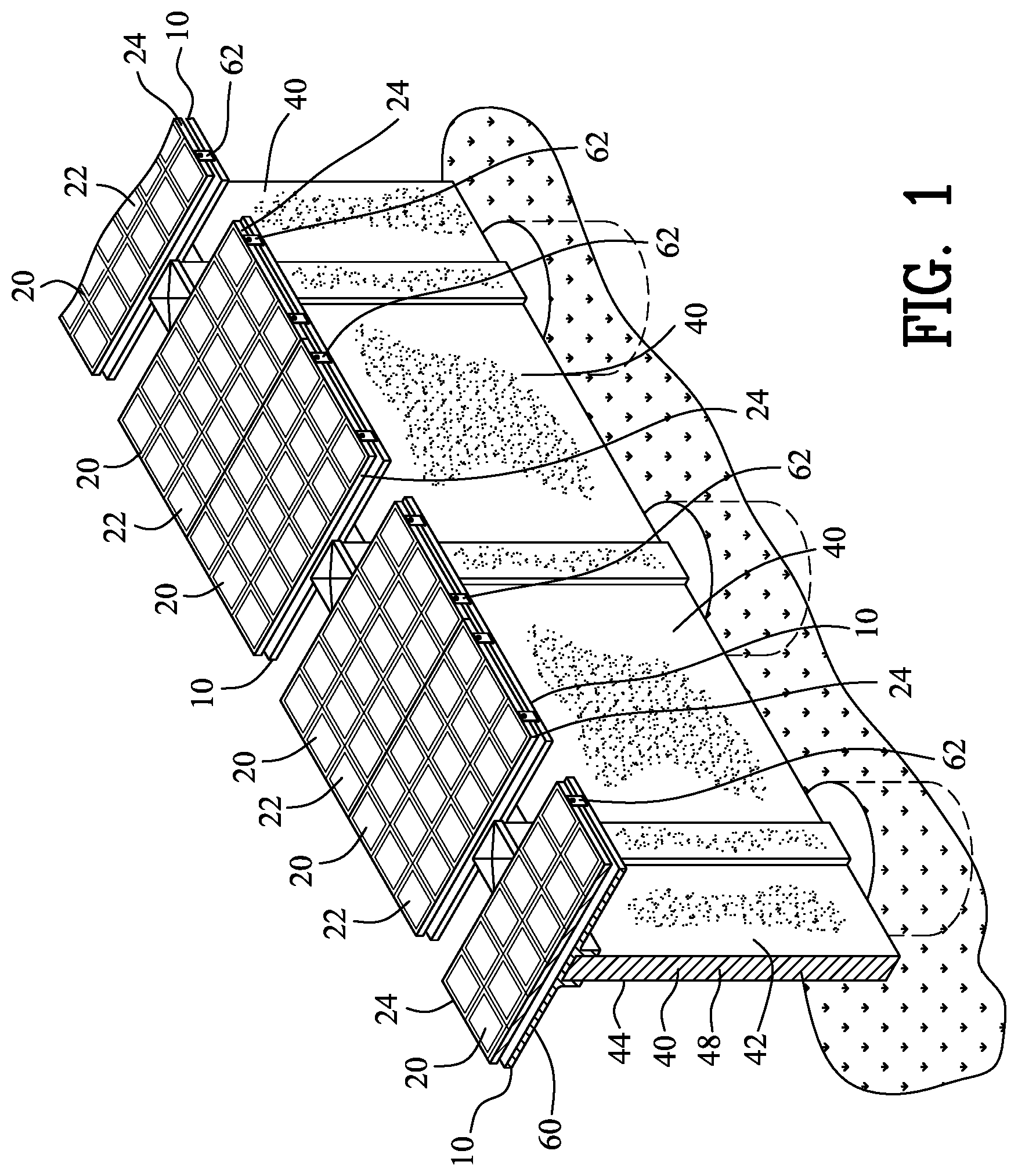 Patent US12323088 Figure 1 – Solar panel support