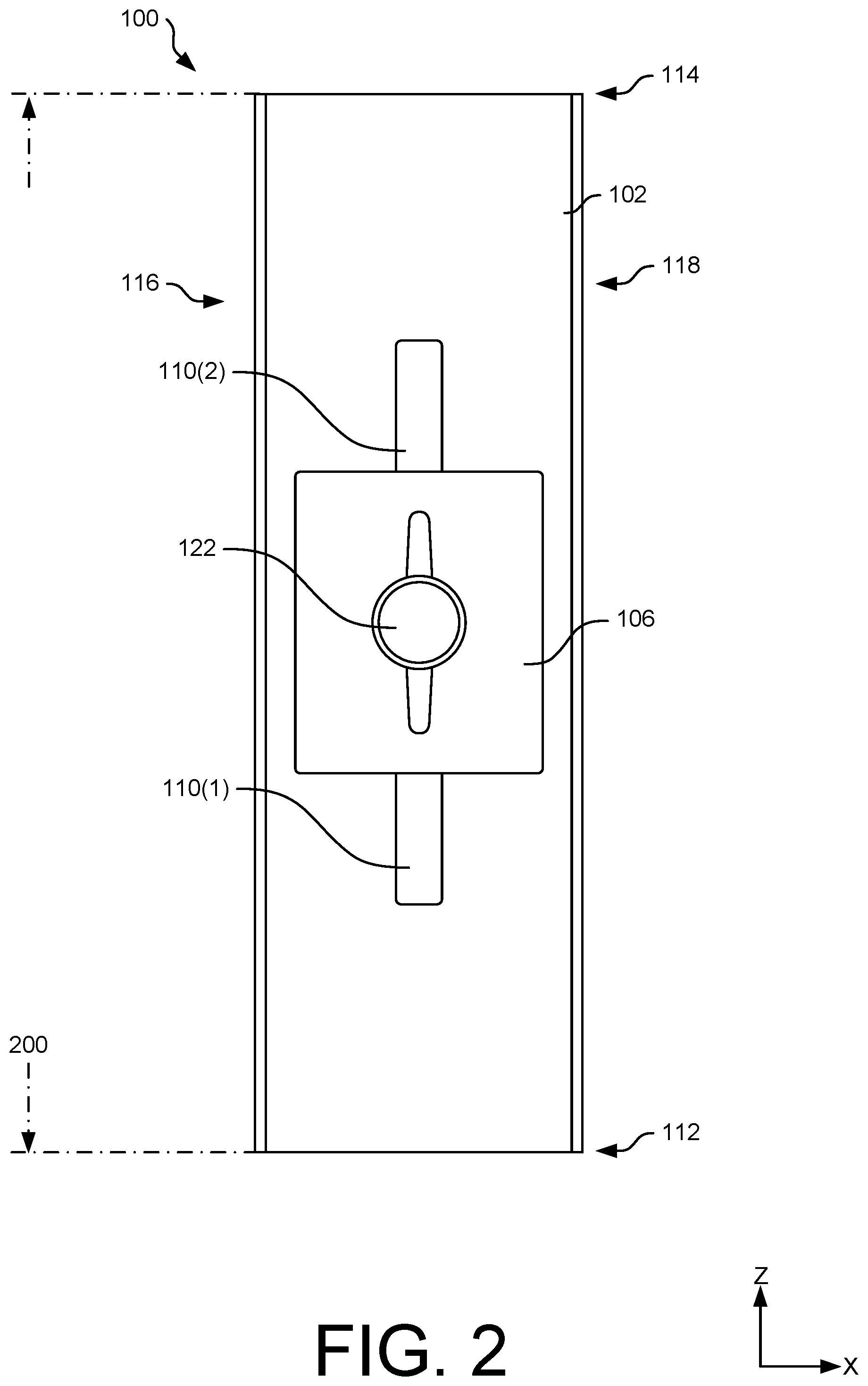 Patent US12323090 Figure 2 – Rail spacing tool for photovoltaic module(s)