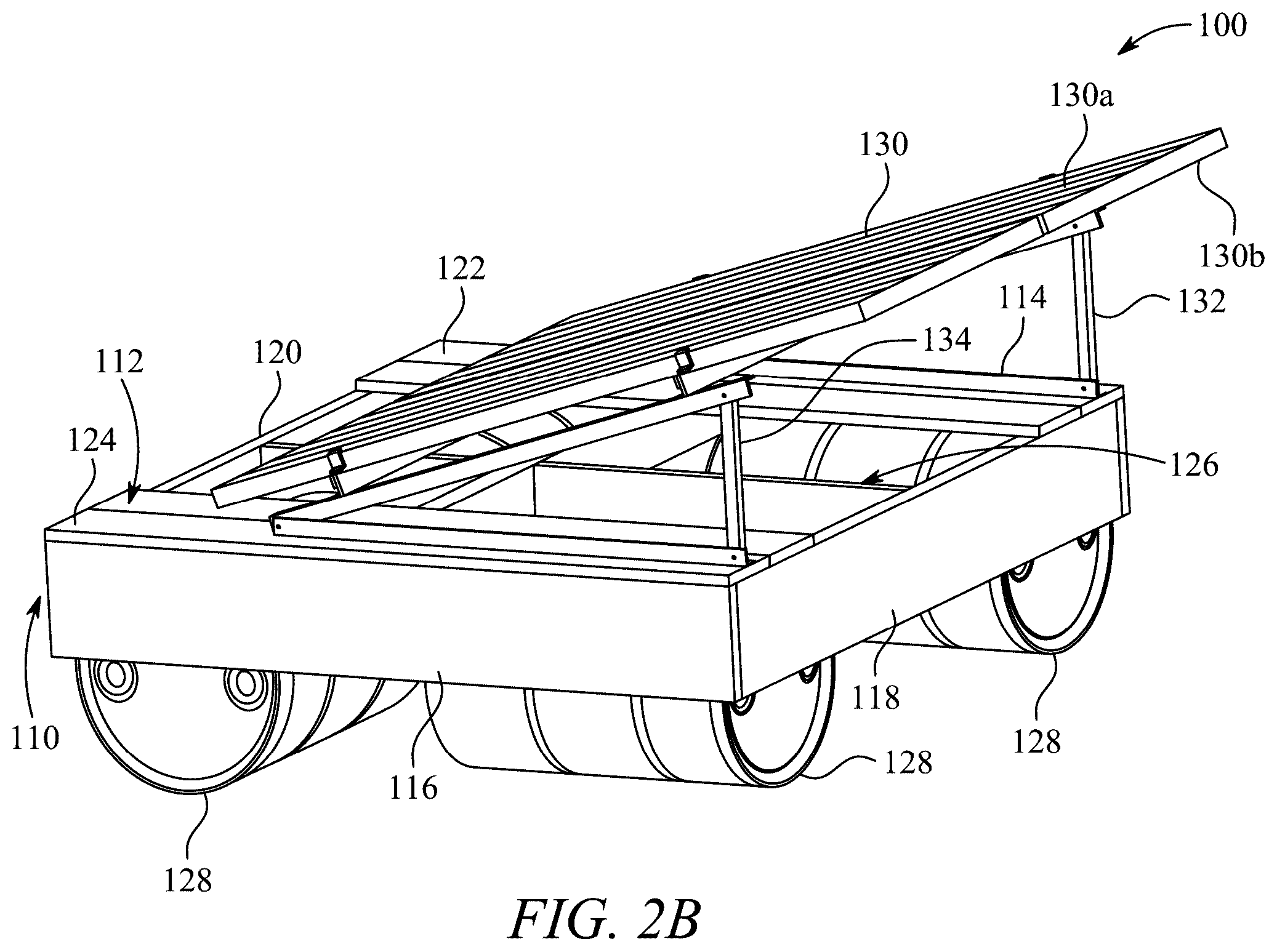 Patent US12323091 Figure 3 – Floating structure for eco-adaptive floating photovoltaic system