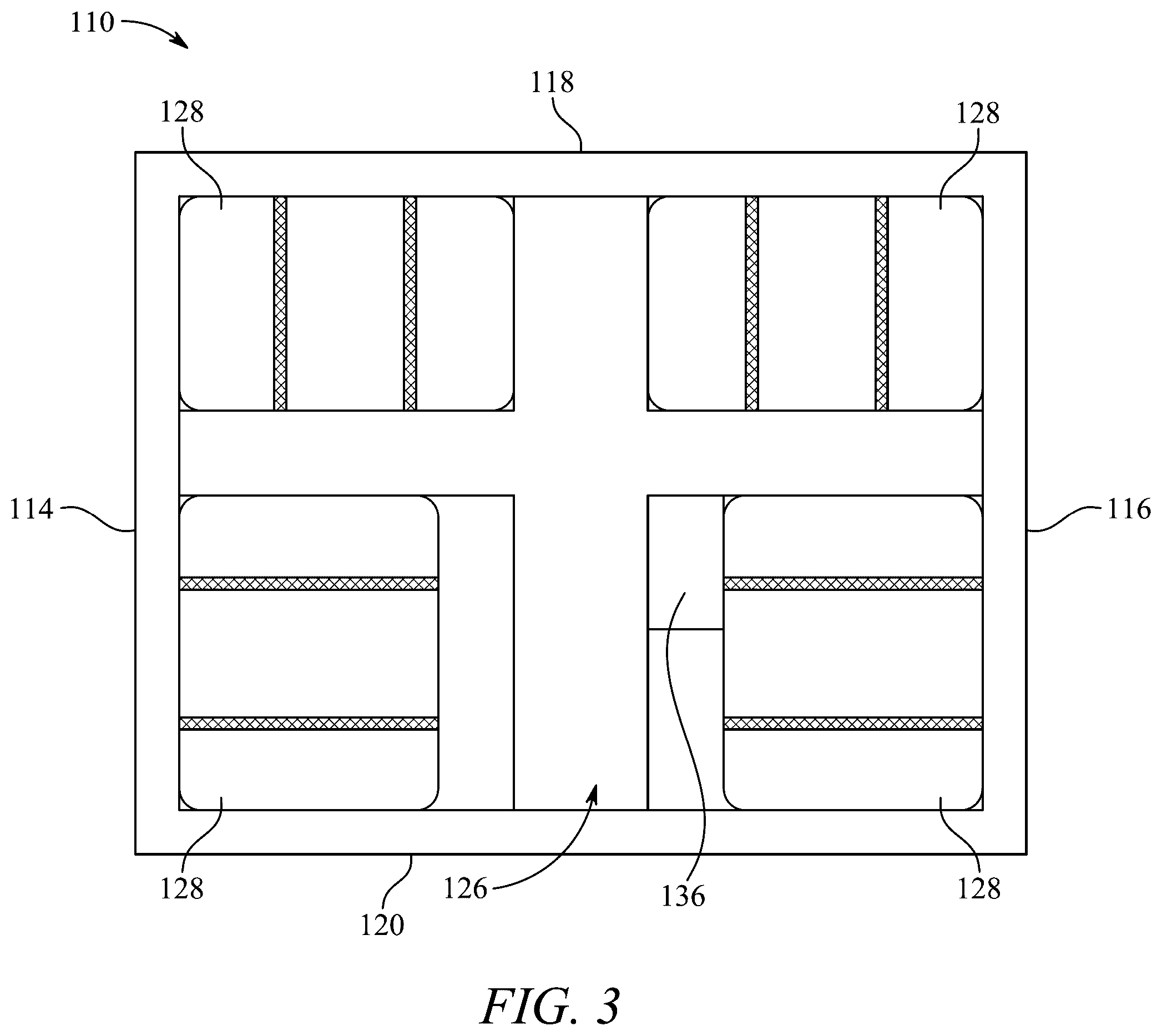 Patent US12323091 Figure 5 – Floating structure for eco-adaptive floating photovoltaic system