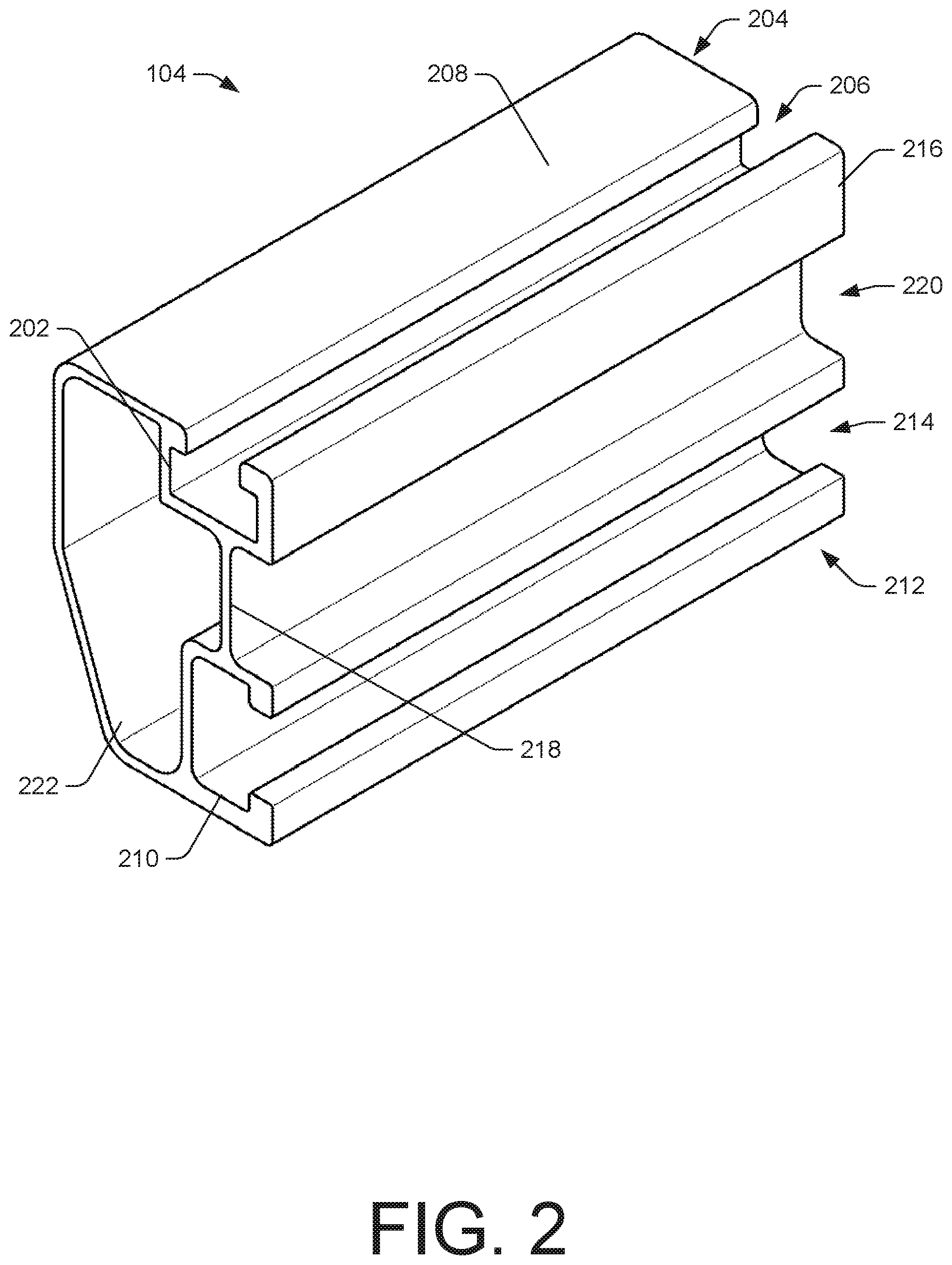 Patent US12323093 Figure 2 – Photovoltaic module support system and mount assembly