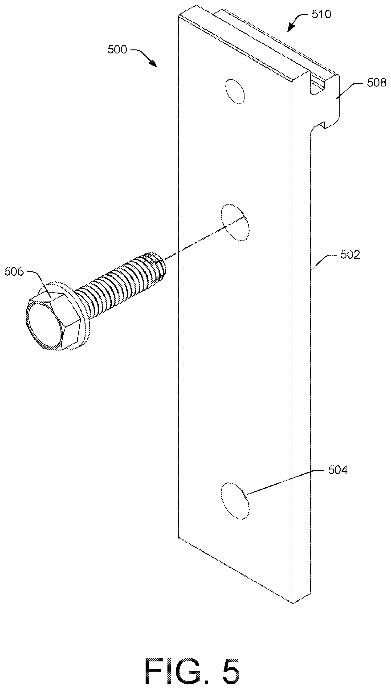 Patent US12323093 Figure 5 – Photovoltaic module support system and mount assembly