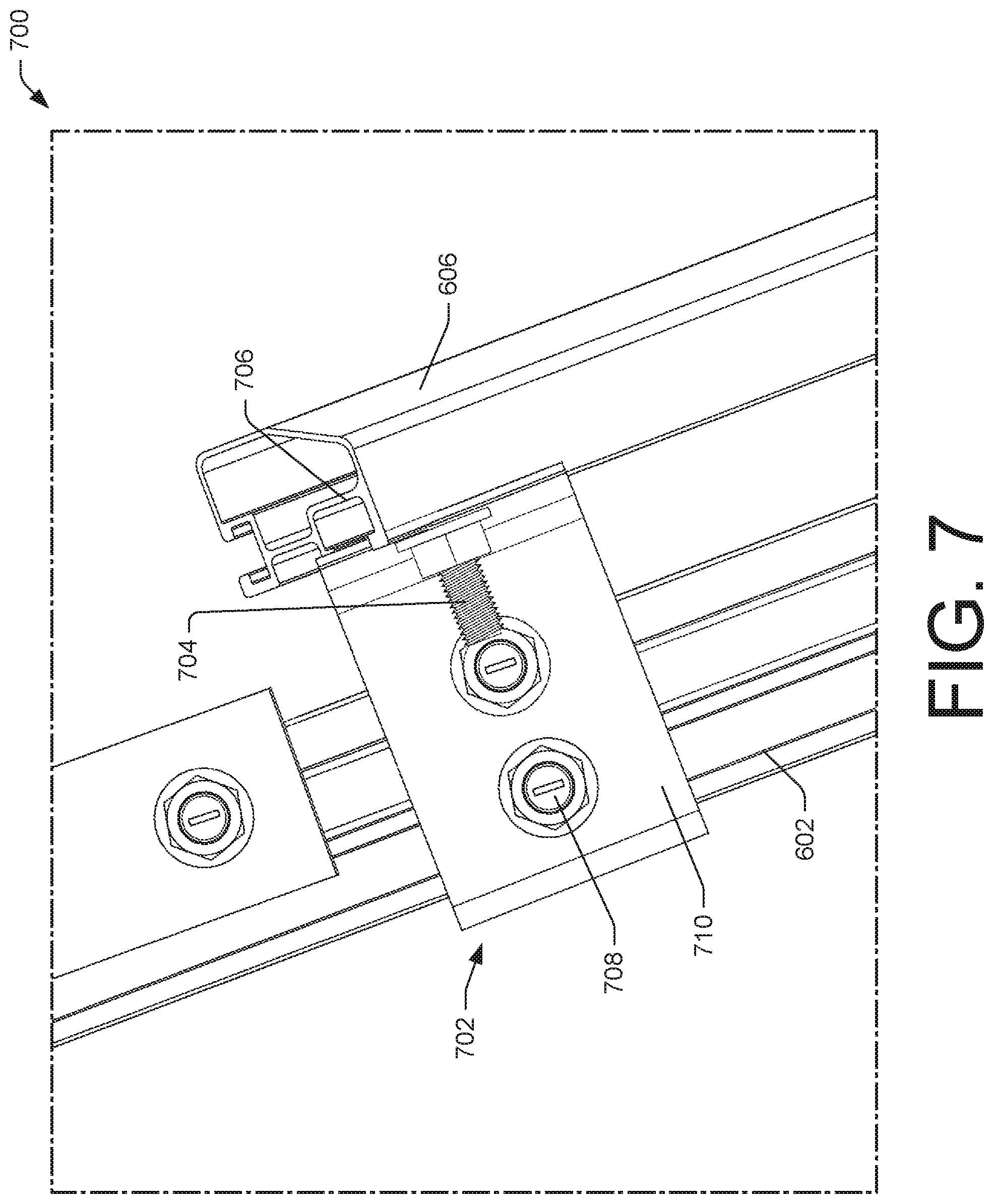 Patent US12323093 Figure 7 – Photovoltaic module support system and mount assembly