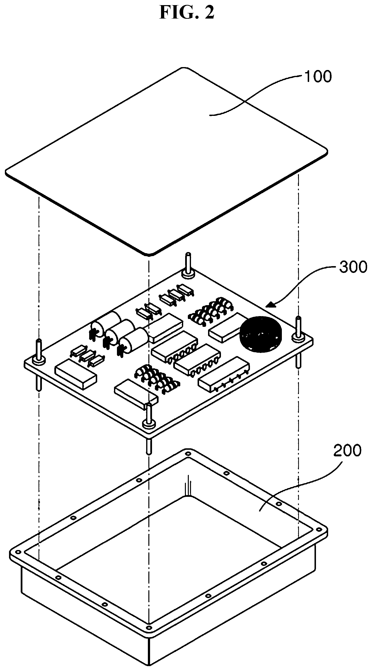 Patent US12323096 Figure 2 – Micro inverter for photovoltaic power generation and photovoltaic power generation system using the same and photovoltaic module array integrated the same