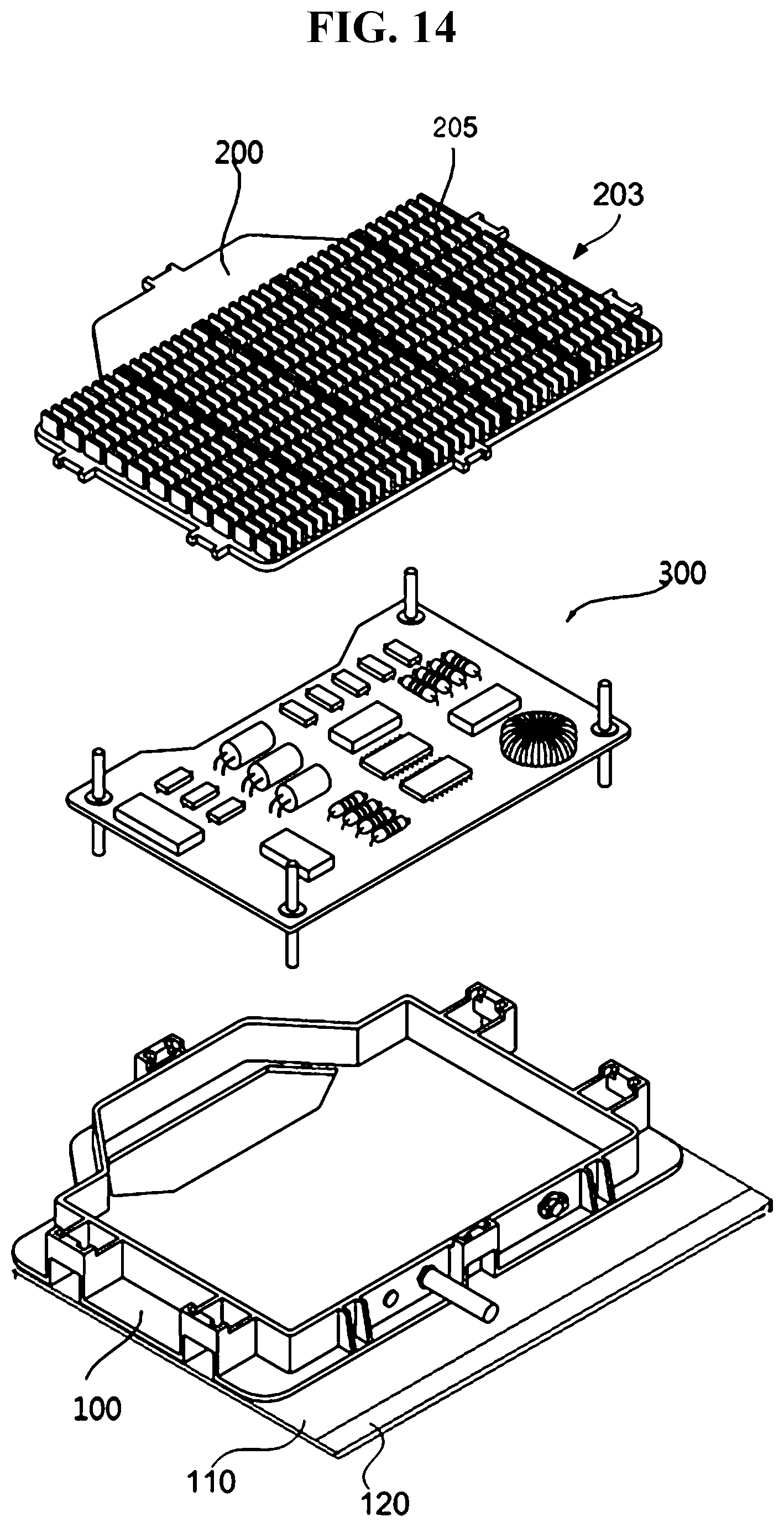 Patent US12323096 Figure 14 – Micro inverter for photovoltaic power generation and photovoltaic power generation system using the same and photovoltaic module array integrated the same