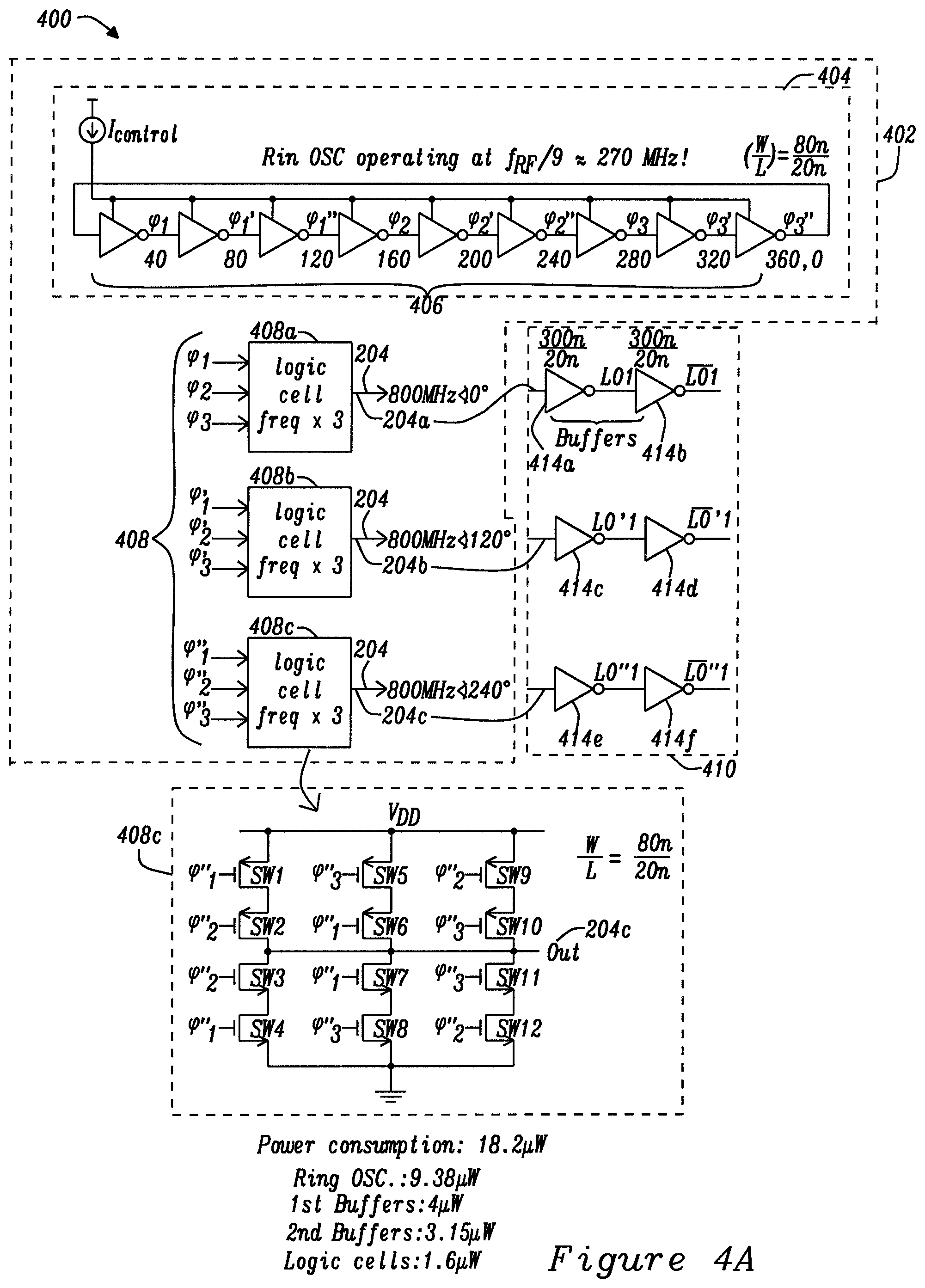Patent US12323102 Figure 5 – Apparatus comprising a local oscillator for driving a mixer