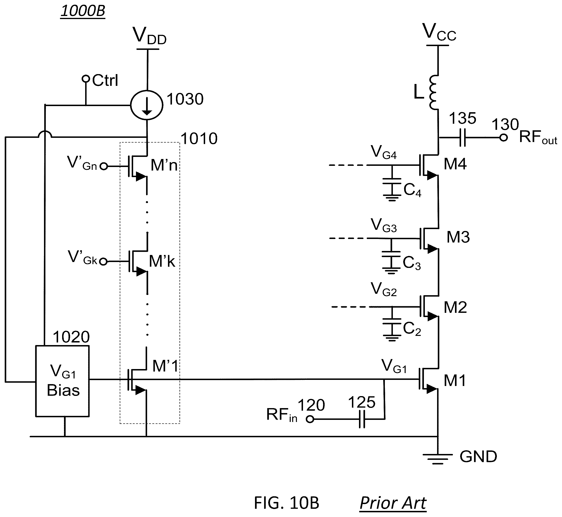 Patent US12323105 Figure 12 – Standby voltage condition for fast RF amplifier bias recovery