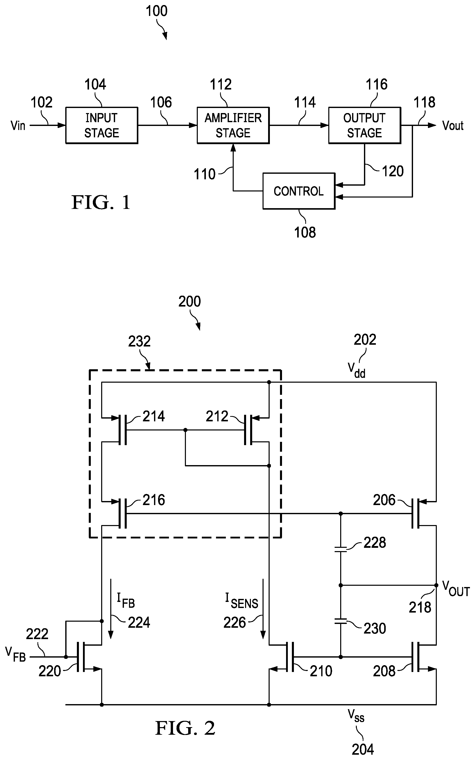 Patent US12323106 Figure 1 – High quiescent current control