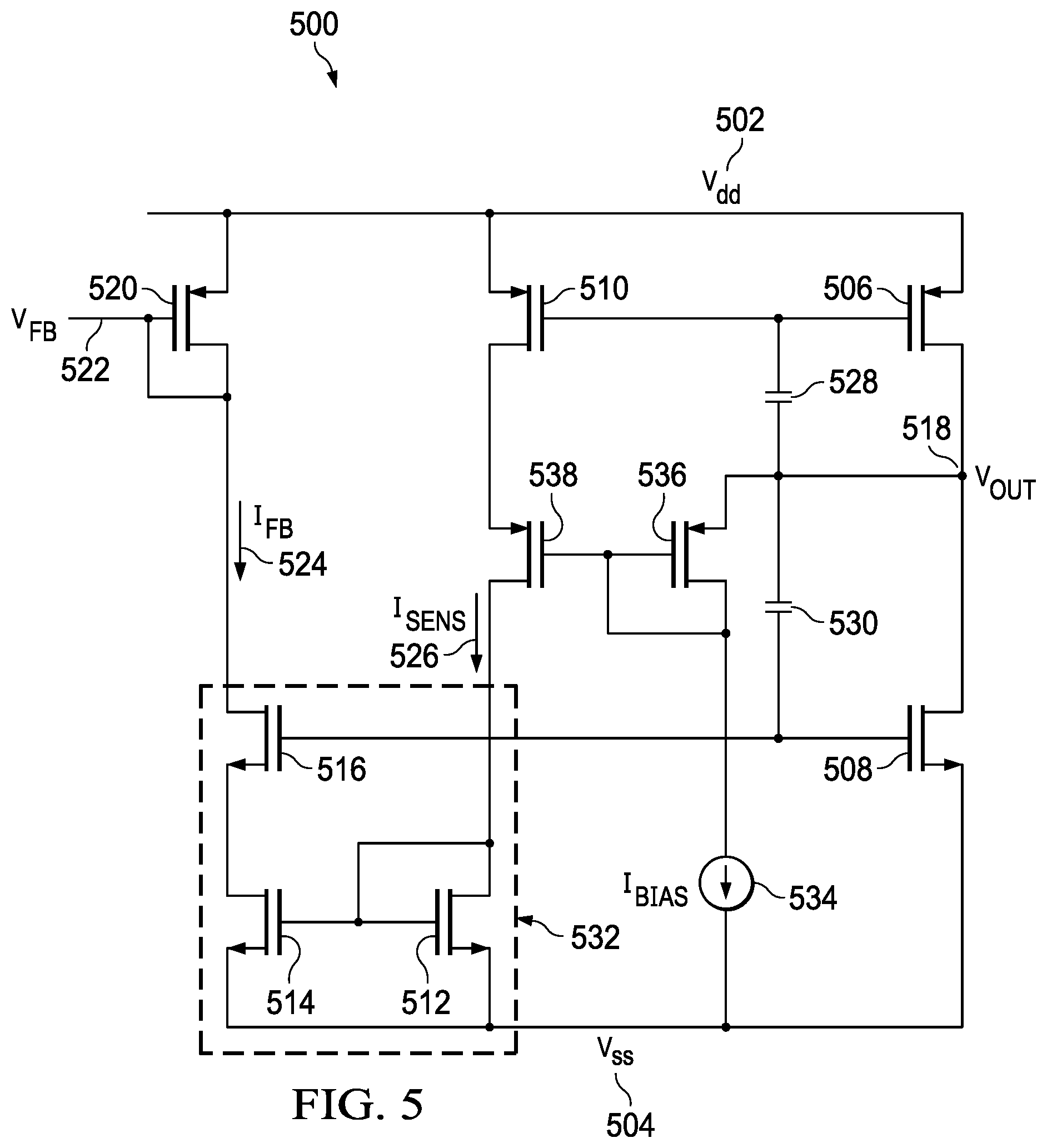 Patent US12323106 Figure 4 – High quiescent current control