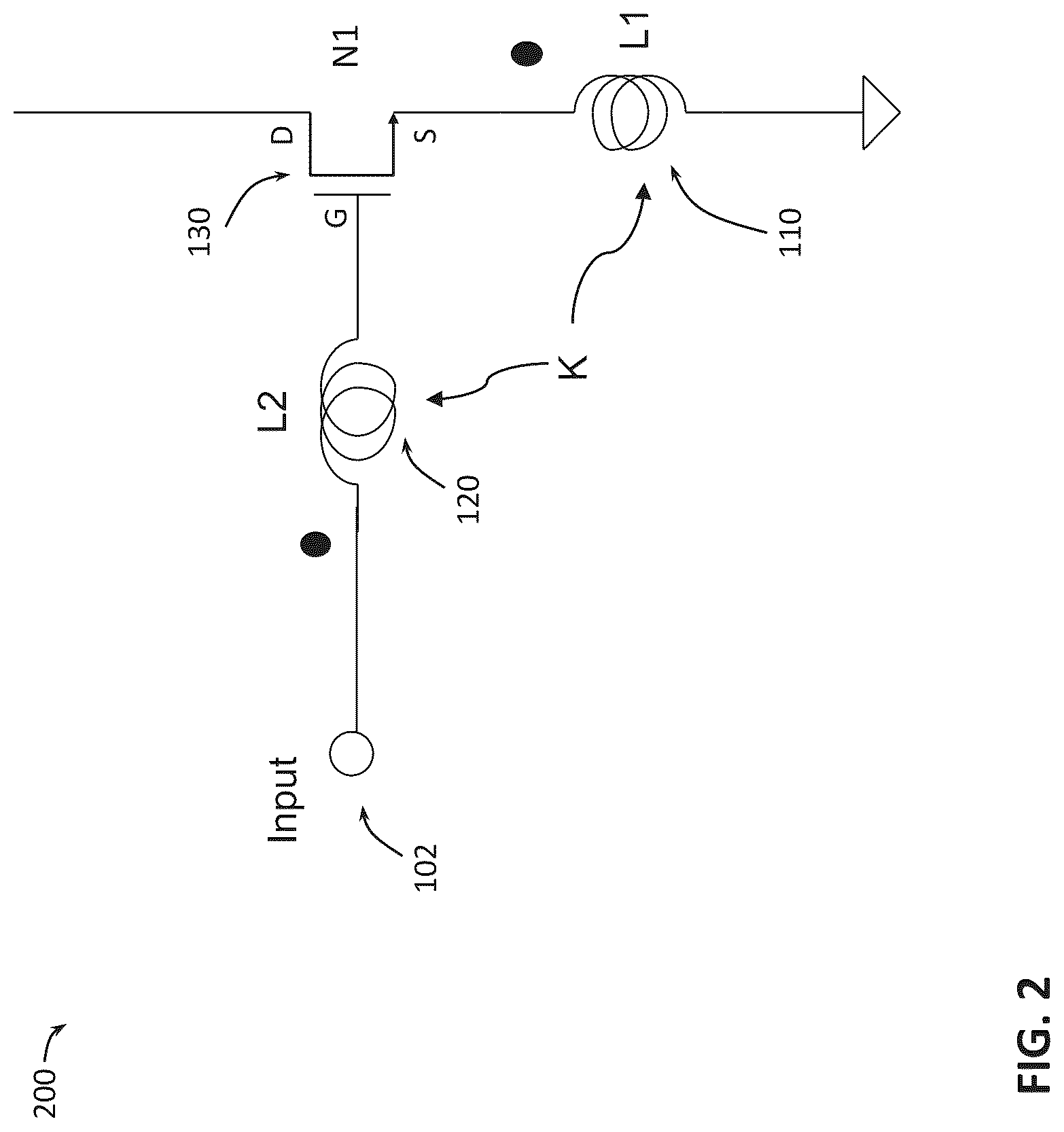Patent US12323108 Figure 2 – Low noise amplifier topology