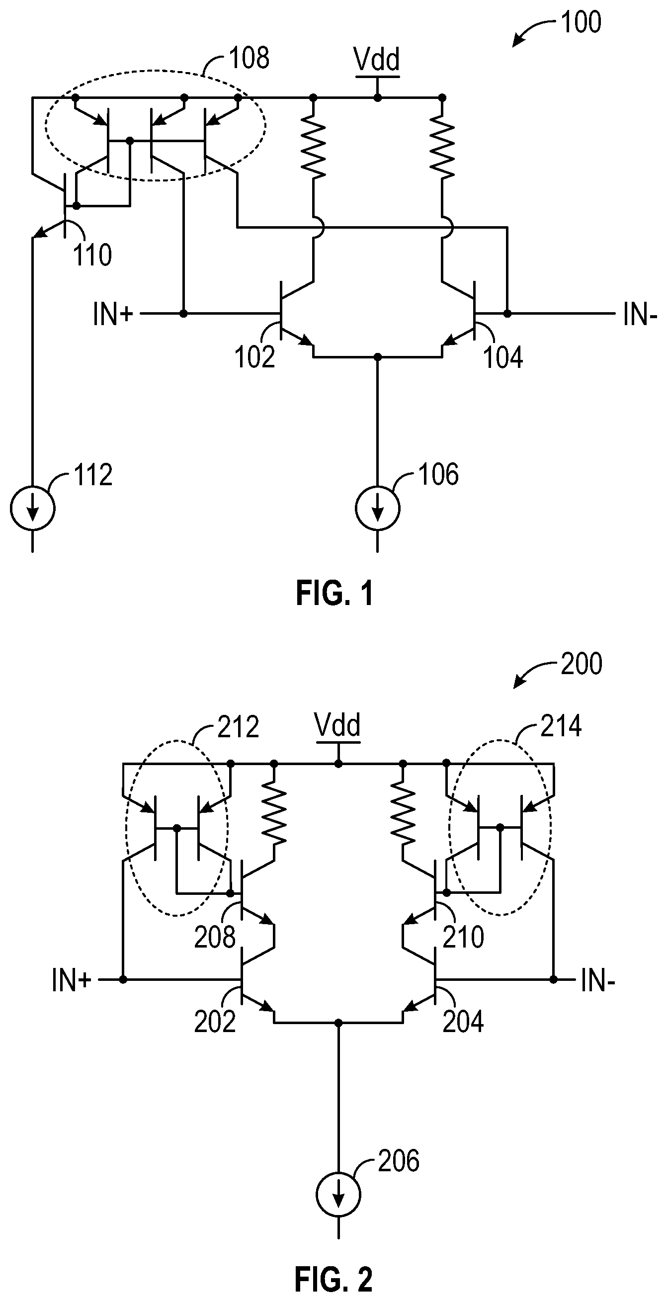 Patent US12323109 — Low-headroom dynamic base current cancellation techniques — Figure 1