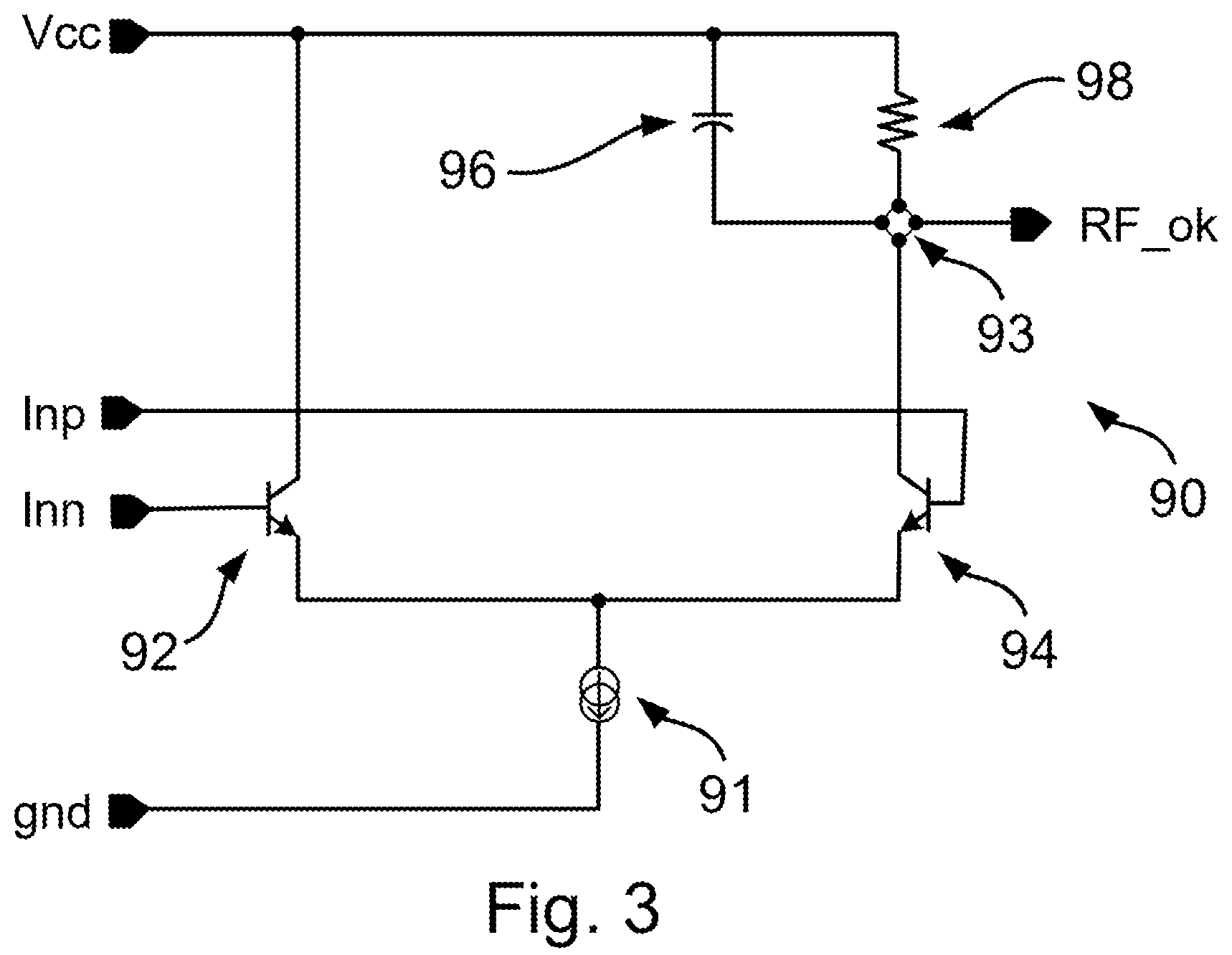 Patent US12323111 Figure 2 – Protection circuit and method