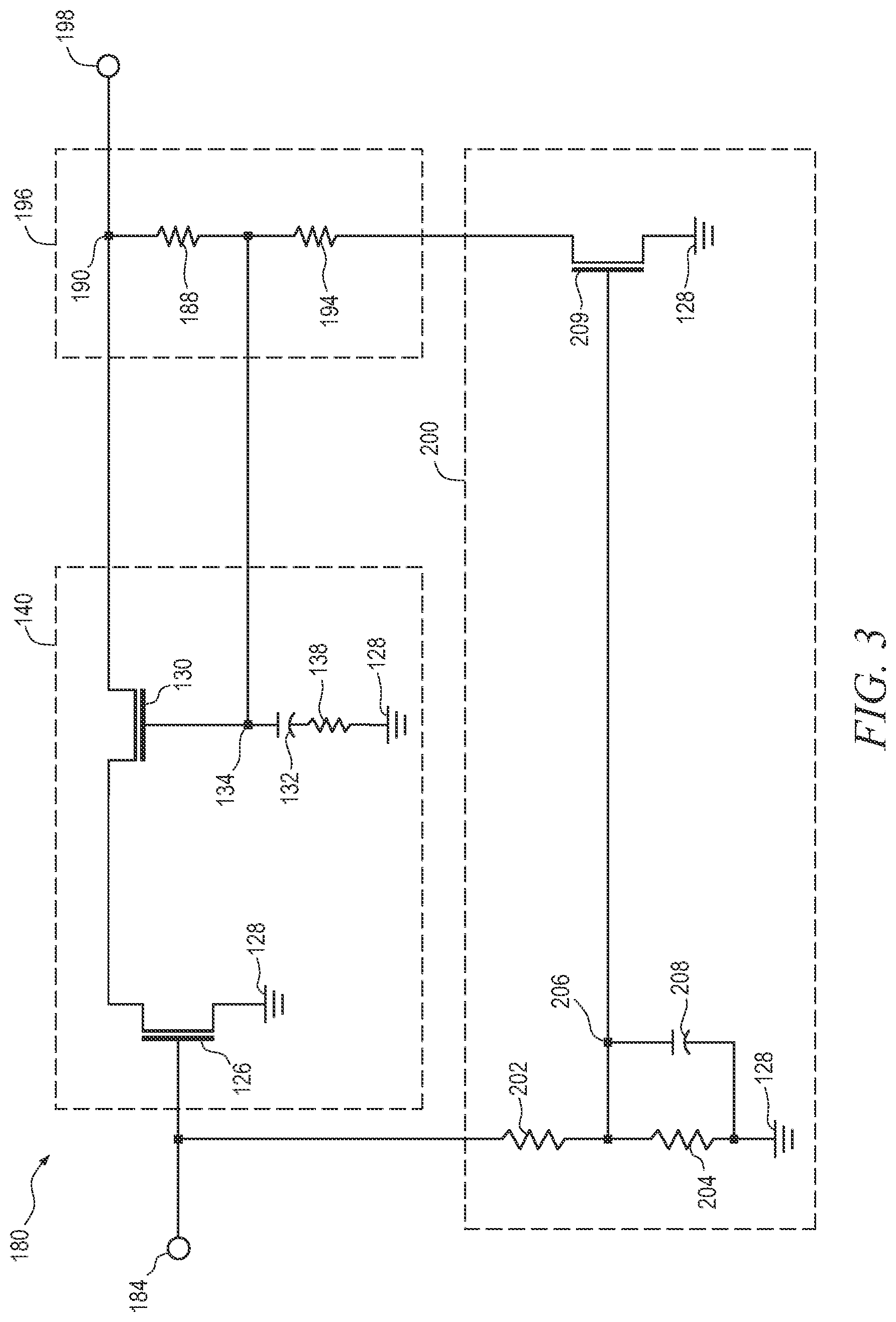Patent US12323113 Figure 3 – Circuit and method of shutdown for bias network in high voltage amplifier