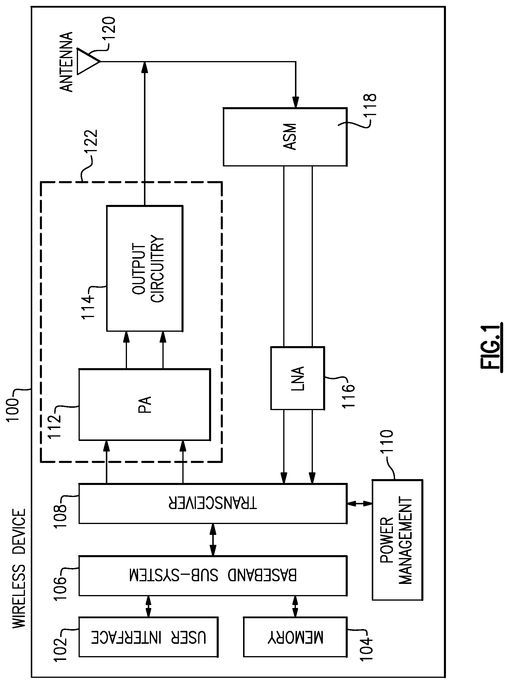 Patent US12323114 — Biasing solution for push-pull power amplifier for low loadline and high common mode rejection ratio background — Figure 1