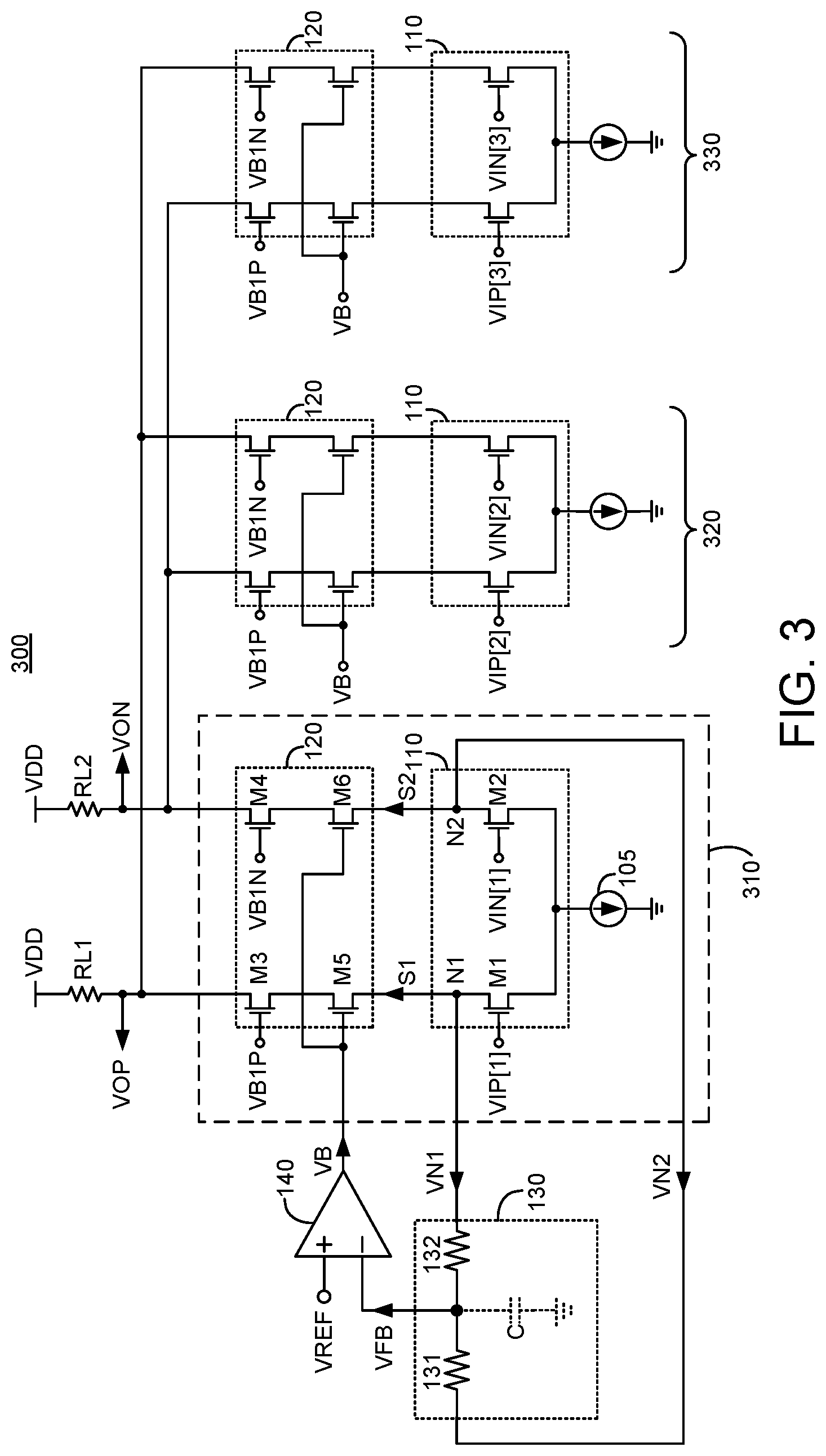 Patent US12323117 Figure 3 – Post driver having voltage protection