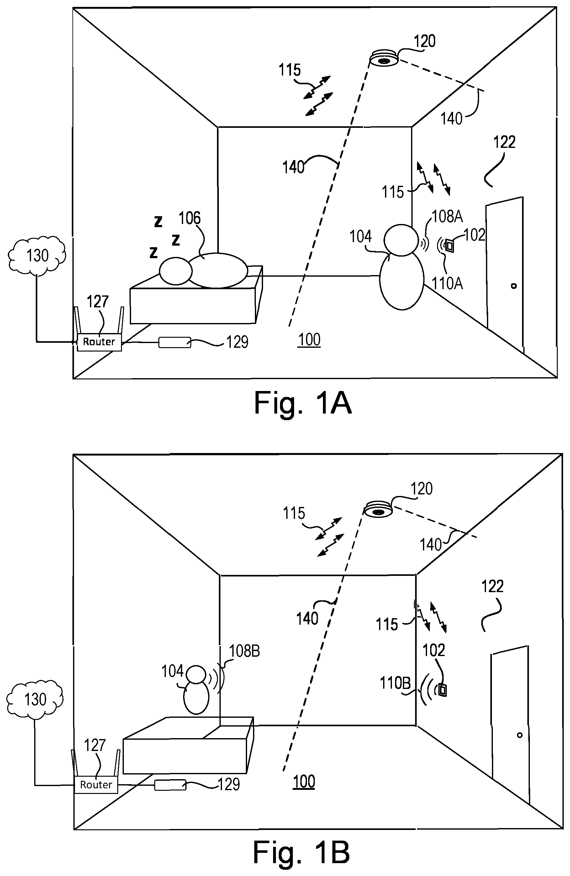 Patent US12323118 — Audio device with dynamically responsive volume — Figure 1