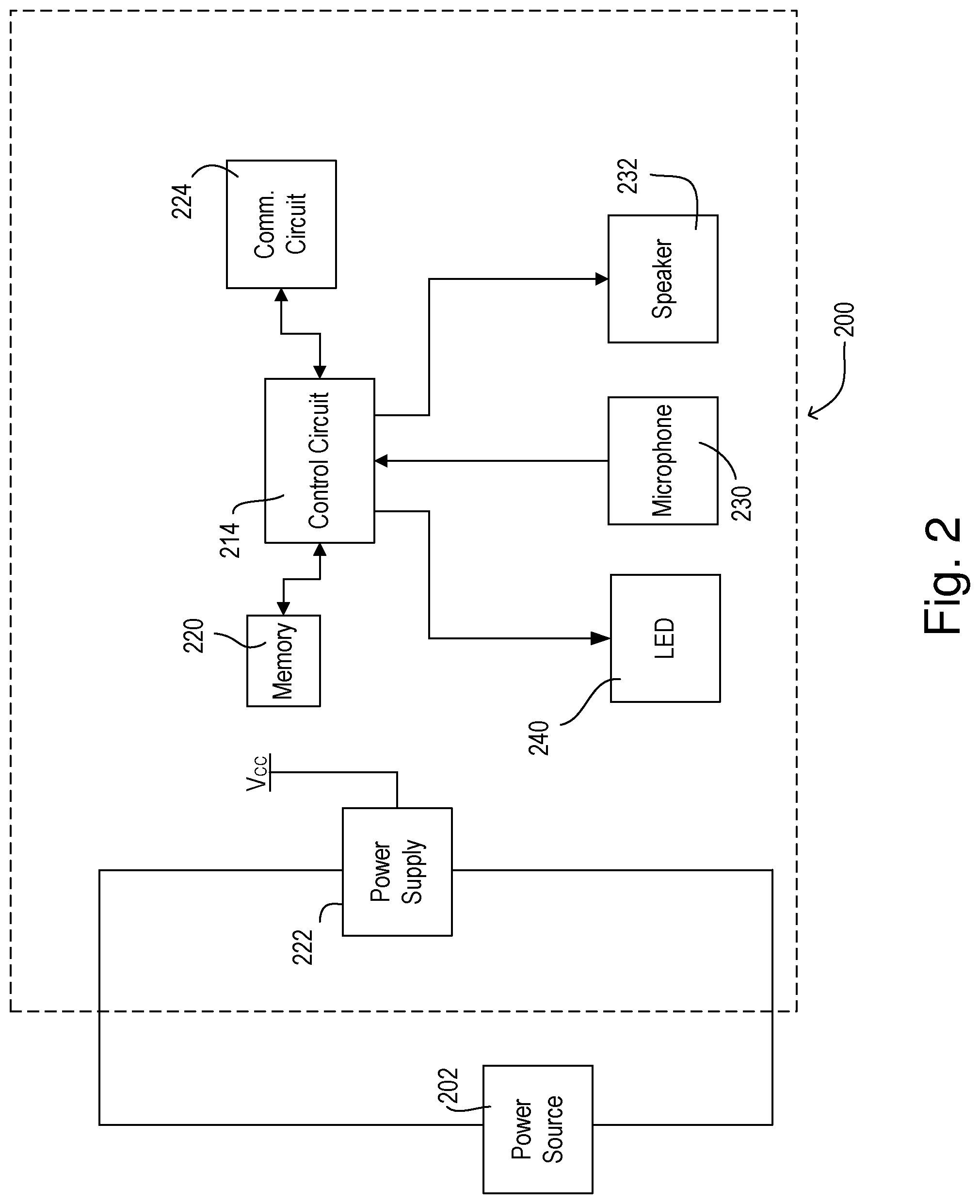 Patent US12323118 Figure 2 – Audio device with dynamically responsive volume