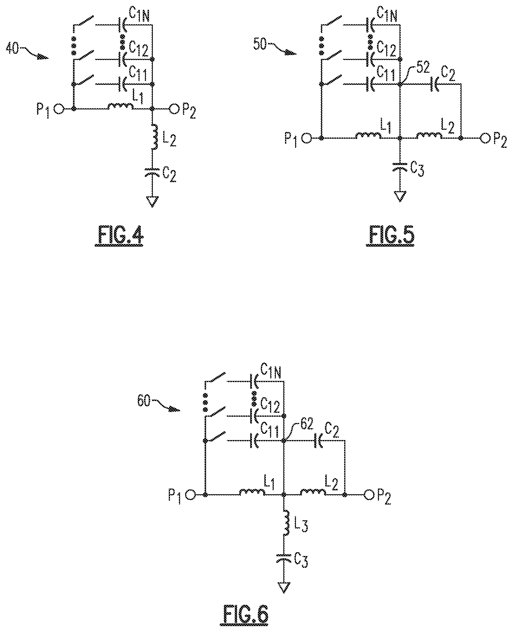Patent US12323121 Figure 5 – Tunable filtering using conductively coupled resonances