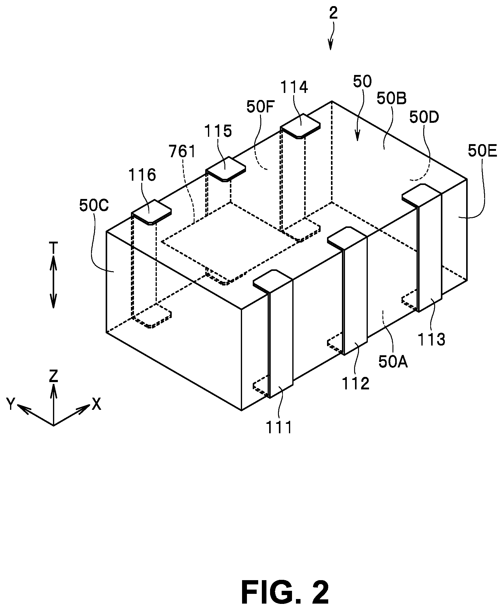 Patent US12323122 Figure 2 – Filter circuit and multilayered filter device