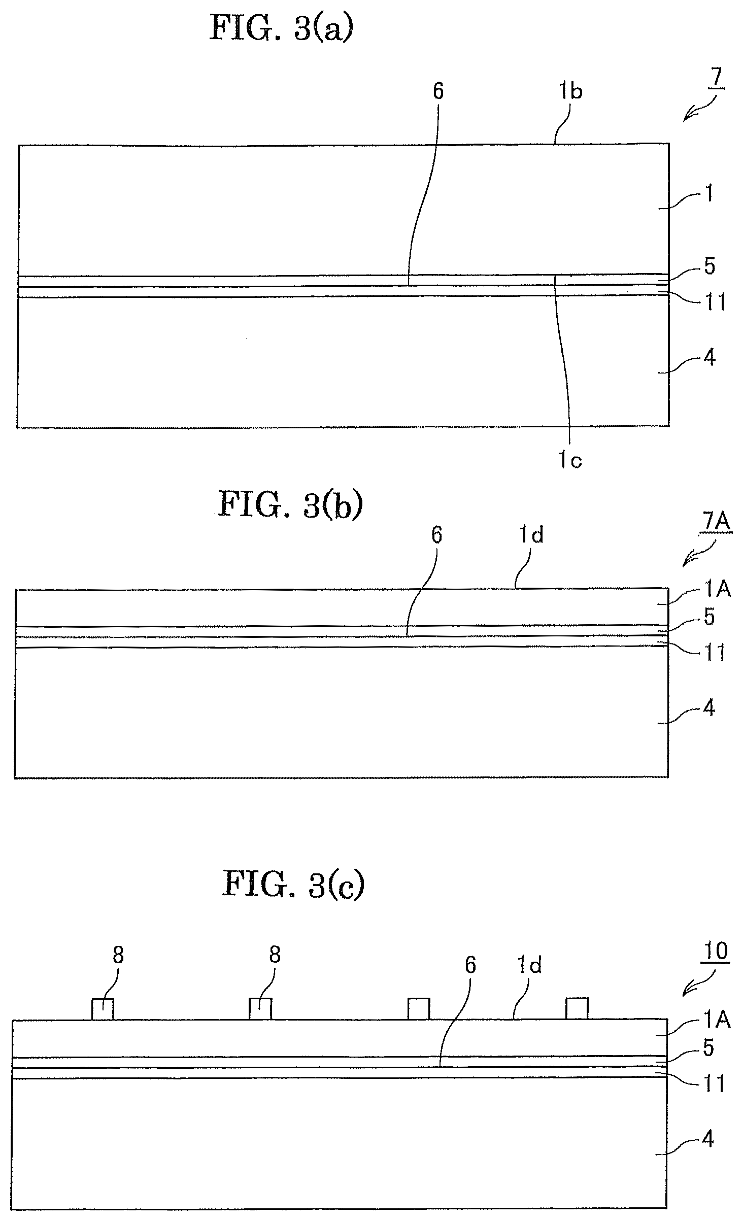 Patent US12323127 Figure 3 – Composite substrate, elastic wave element, and production method for composite substrate