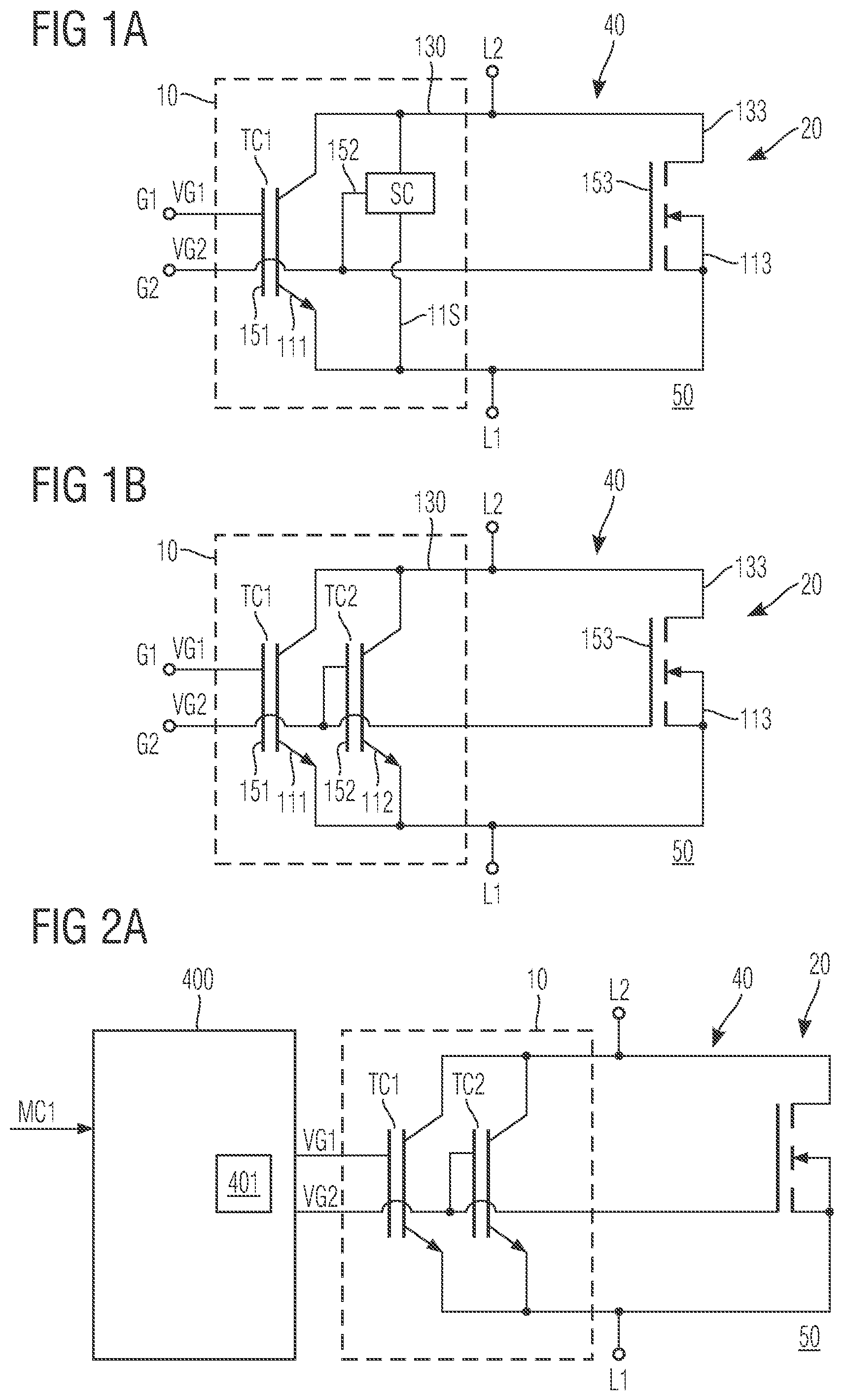 Patent US12323134 Figure 1 – Semiconductor switching module with insulated gate bipolar transistor and unipolar switching device