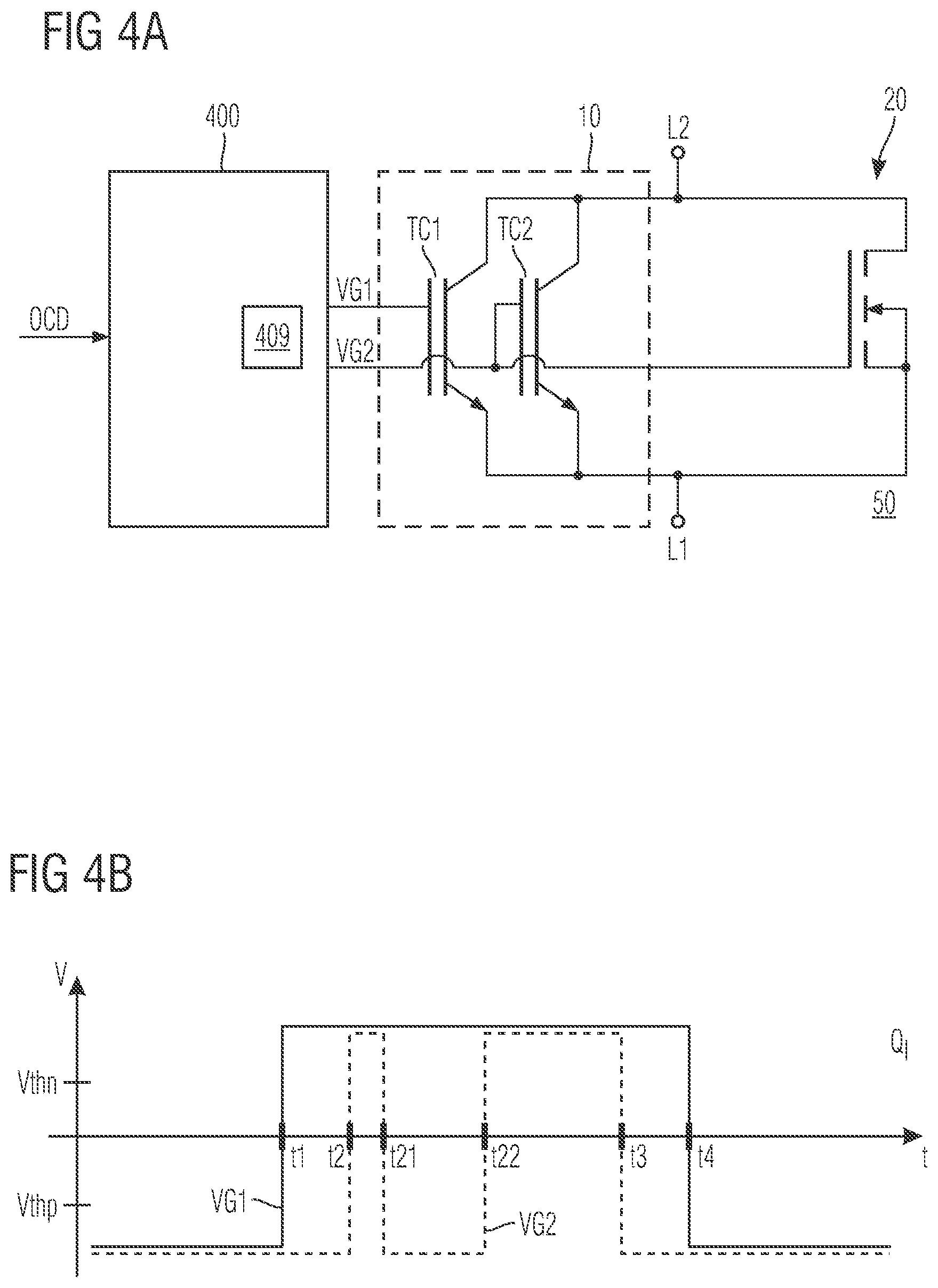 Patent US12323134 Figure 4 – Semiconductor switching module with insulated gate bipolar transistor and unipolar switching device