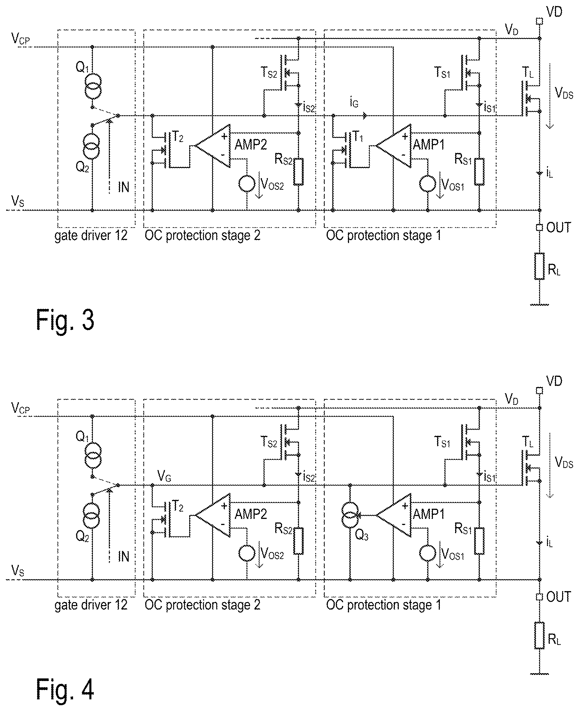 Patent US12323135 Figure 2 – High-side semiconductor switch with over-current protection