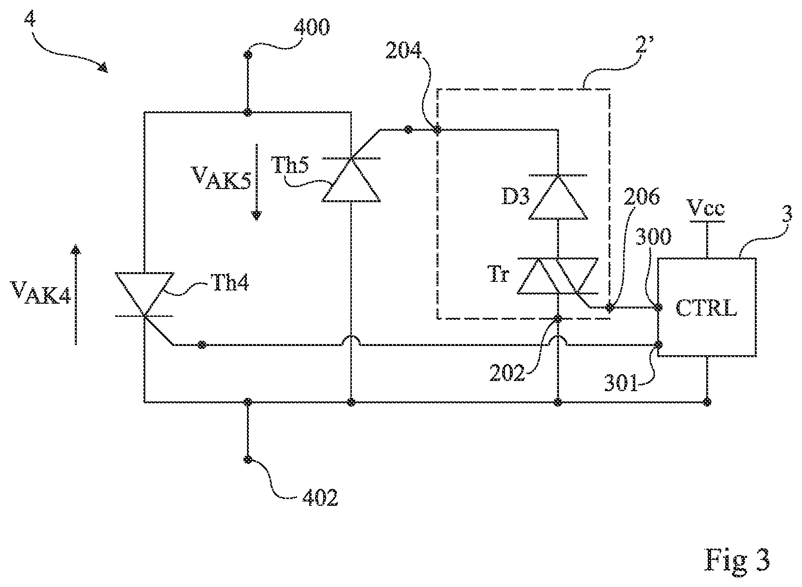 Patent US12323136 Figure 2 – Thyristor control device