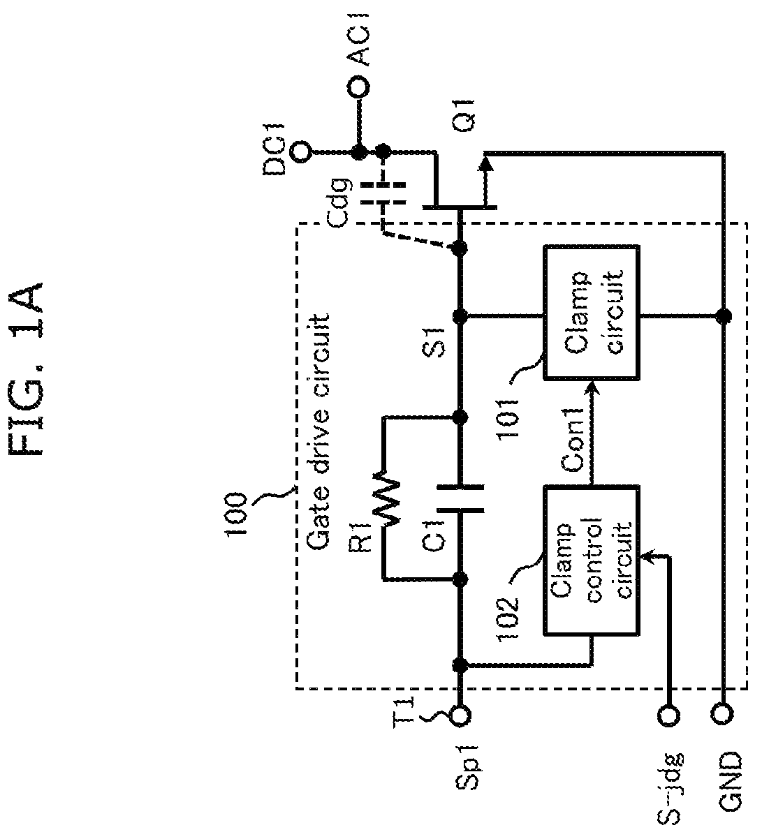 Patent US12323137 Figure 1 – Gate drive circuit, gate drive device, high-frequency power supply device, and system