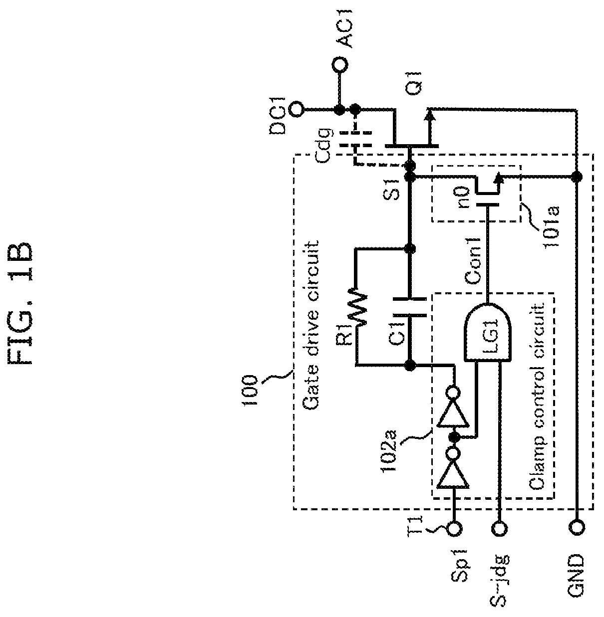 Patent US12323137 Figure 2 – Gate drive circuit, gate drive device, high-frequency power supply device, and system