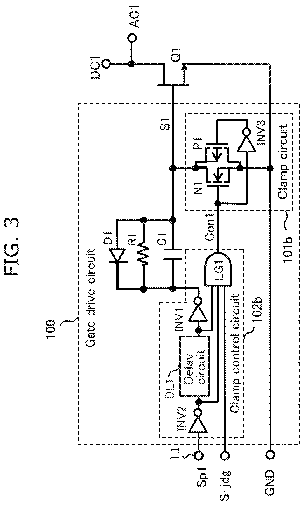 Patent US12323137 Figure 4 – Gate drive circuit, gate drive device, high-frequency power supply device, and system