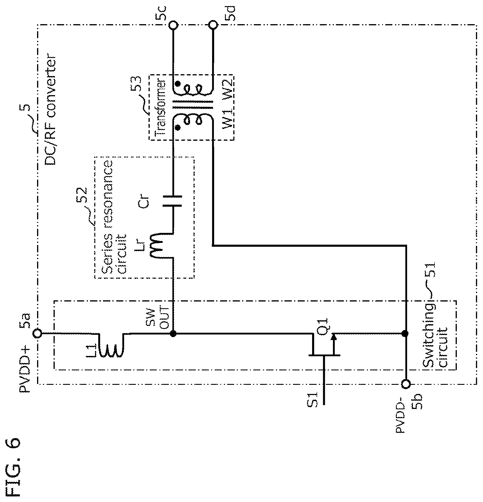 Patent US12323137 Figure 7 – Gate drive circuit, gate drive device, high-frequency power supply device, and system
