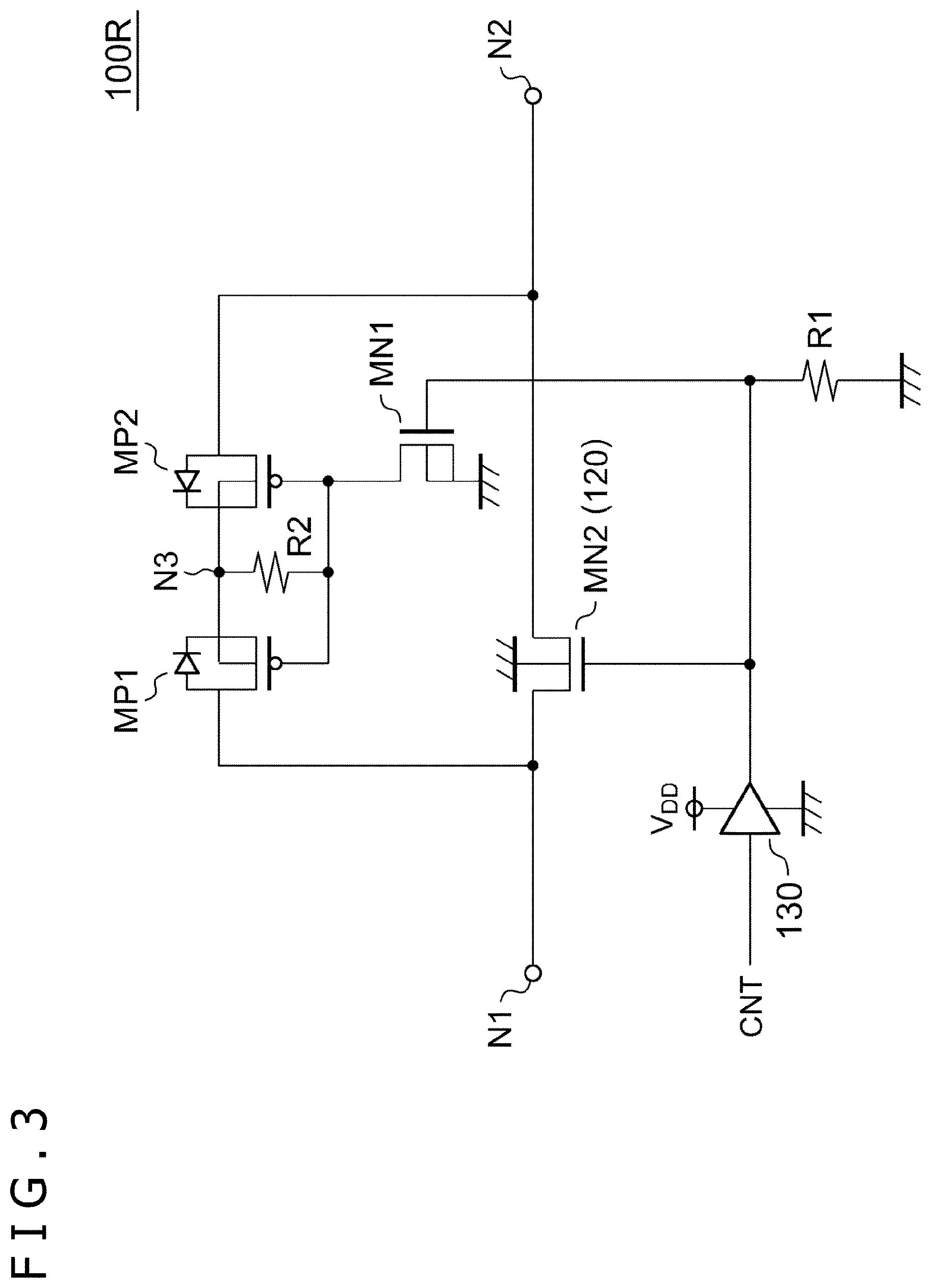 Patent US12323138 Figure 3 – Analog switch circuit and semiconductor device