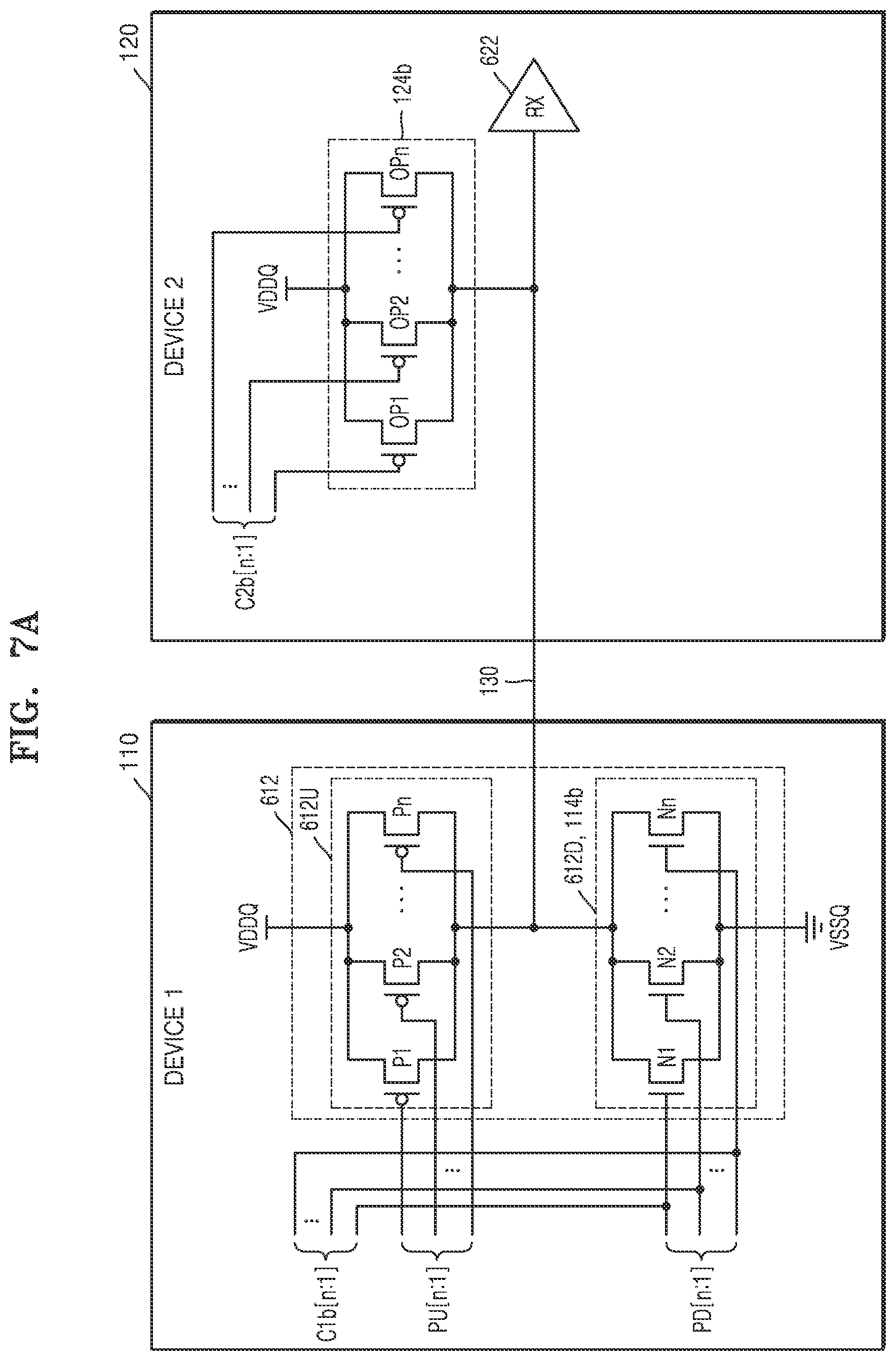 Patent US12323139 Figure 7 – Apparatus, memory device and method for storing parameter codes for asymmetric on-die-termination