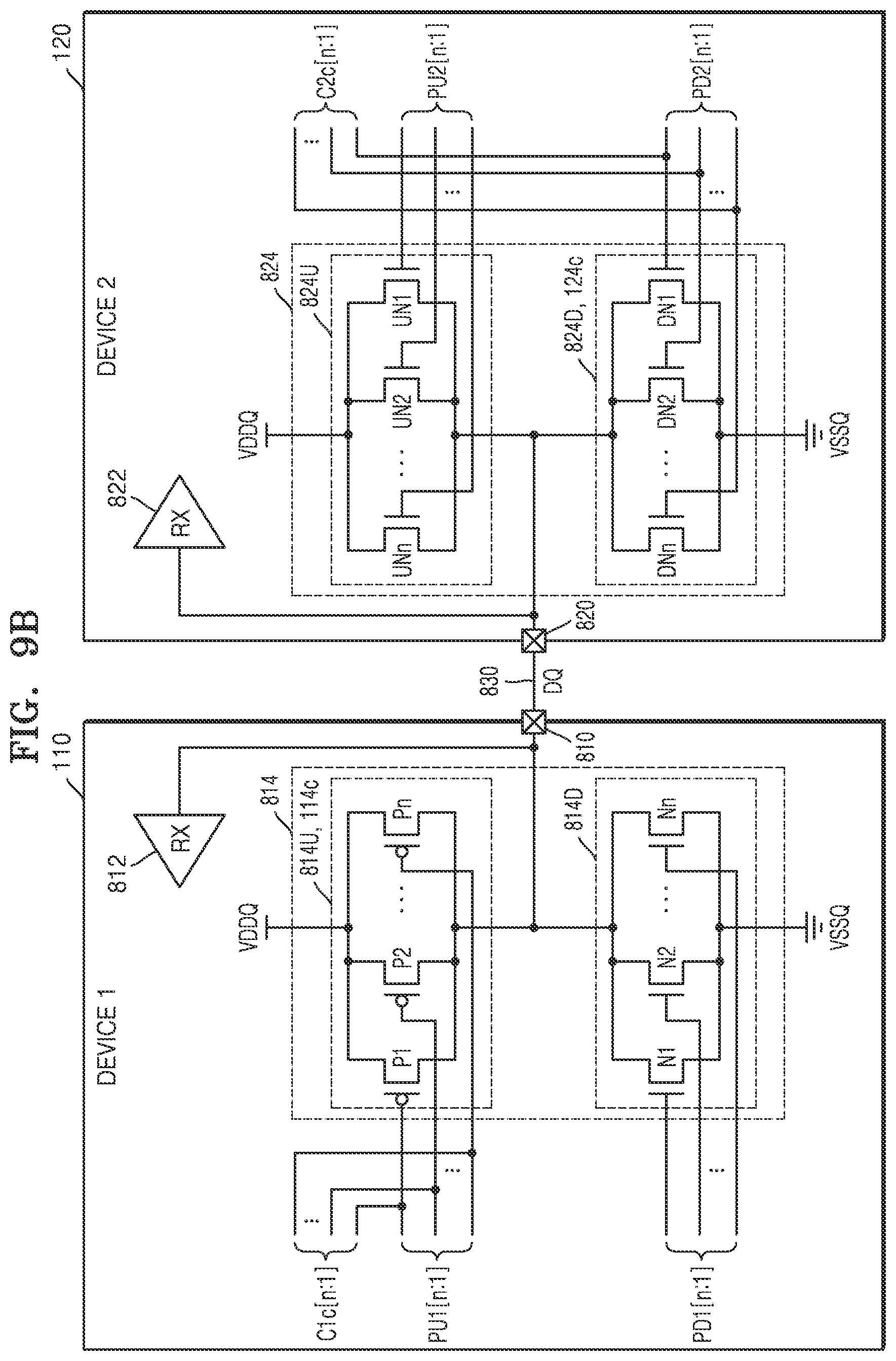 Patent US12323139 Figure 11 – Apparatus, memory device and method for storing parameter codes for asymmetric on-die-termination