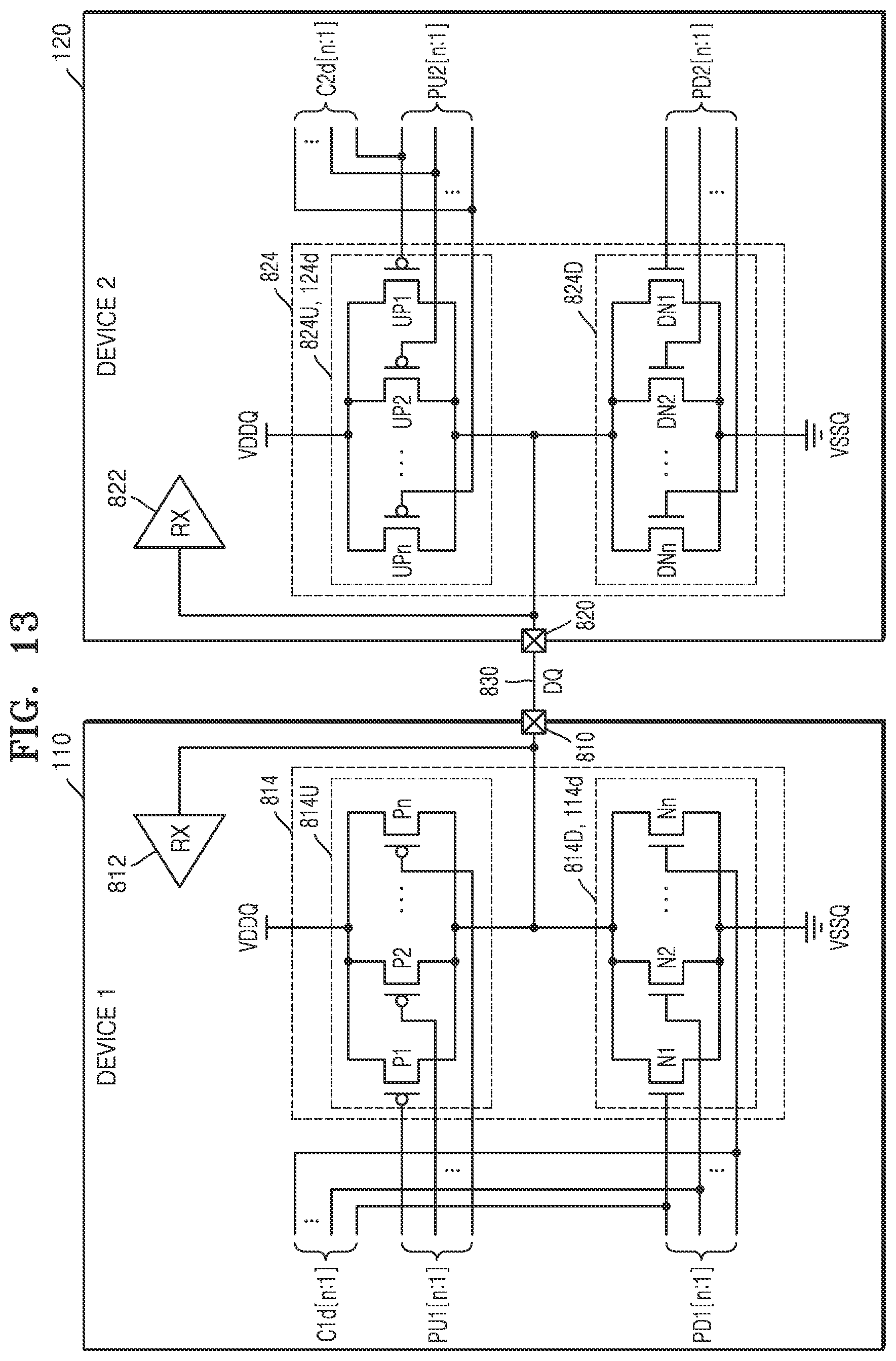 Patent US12323139 Figure 15 – Apparatus, memory device and method for storing parameter codes for asymmetric on-die-termination