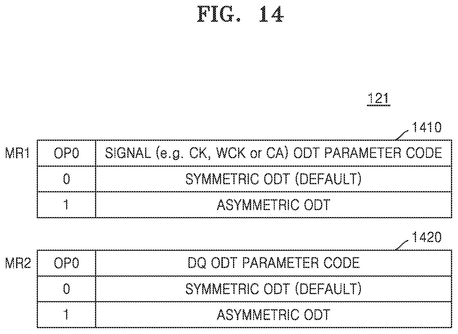 Patent US12323139 Figure 16 – Apparatus, memory device and method for storing parameter codes for asymmetric on-die-termination