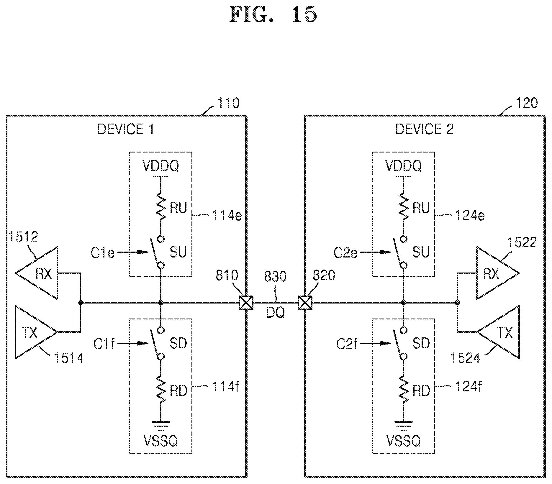 Patent US12323139 Figure 17 – Apparatus, memory device and method for storing parameter codes for asymmetric on-die-termination